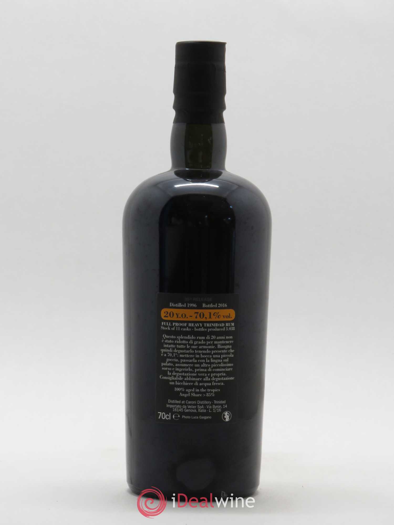 Rhum Trinidad et Tobago Caroni 20 ans d'âge 1996 - Posten von 1 Flasche - 1