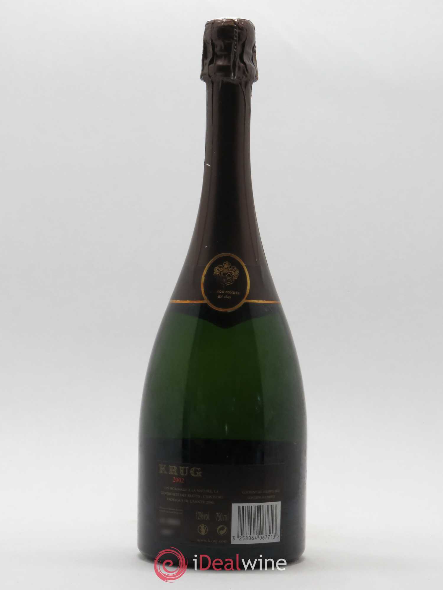 Vintage Krug 2002 - Lot de 1 bouteille - 1