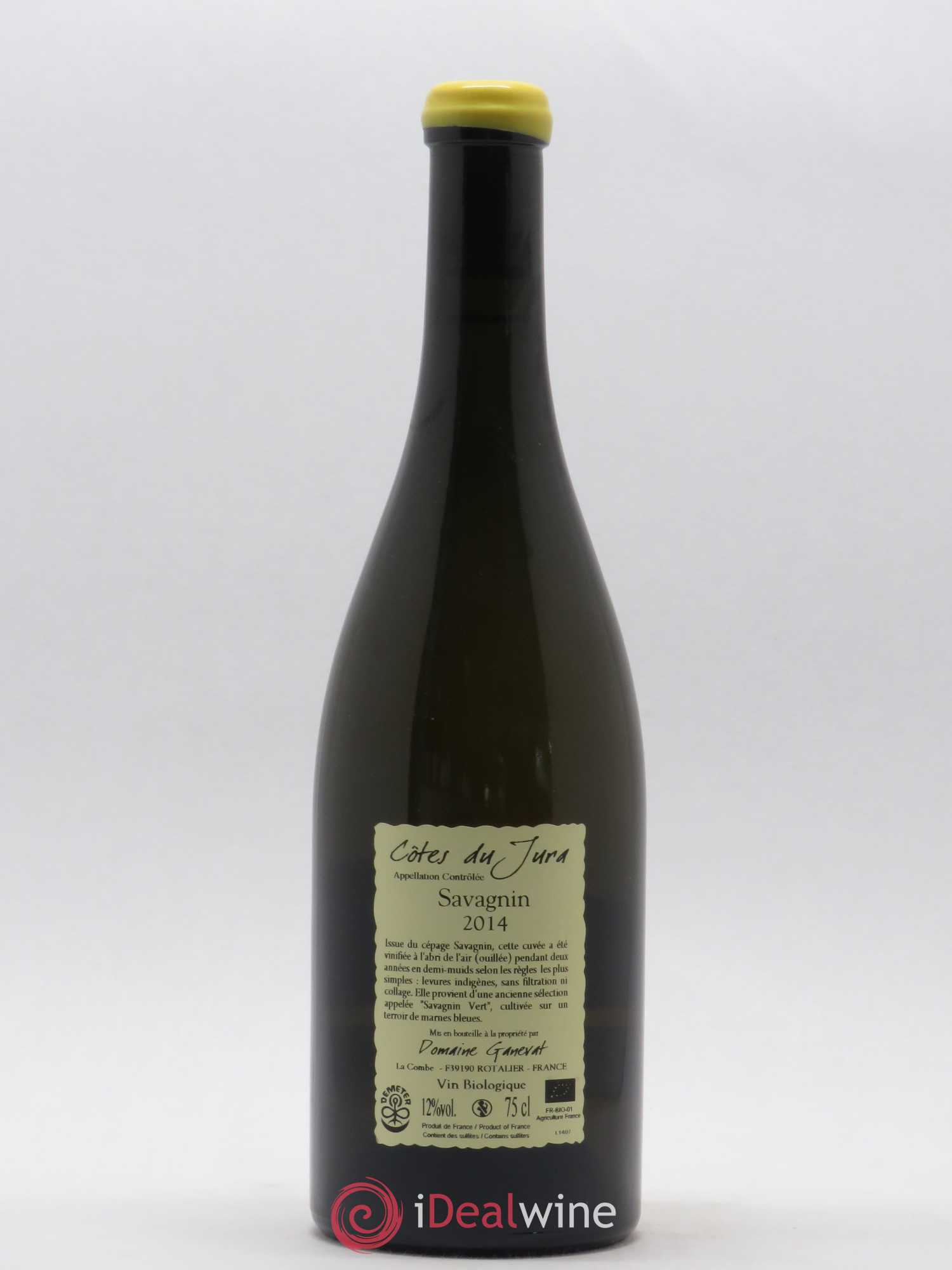 Côtes du Jura Les Chalasses Marnes Bleues Jean-François Ganevat (Domaine) 2014 - Lot de 1 bouteille - 1