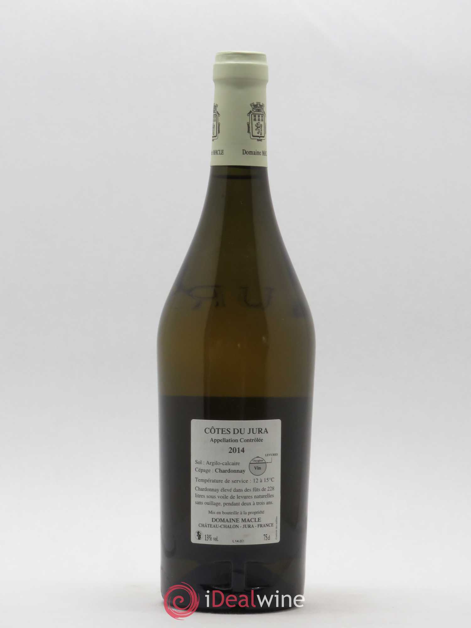 Côtes du Jura Chardonnay sous voile Jean Macle 2014 - Lot de 1 bouteille - 1