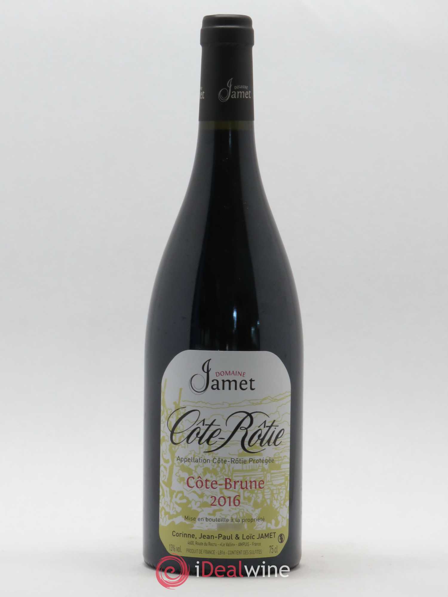 Côte-Rôtie Côte Brune Jamet (Domaine) 2016 - Lot de 1 bouteille - 0