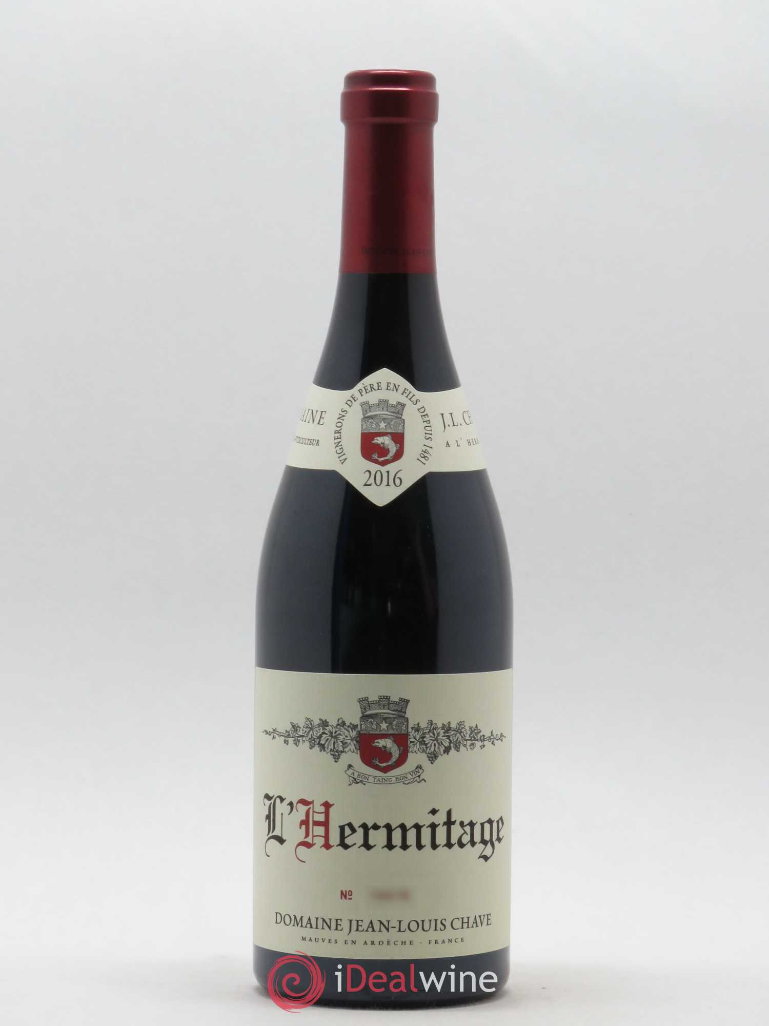 Hermitage Jean-Louis Chave 2016 - Lot de 1 bouteille - 0