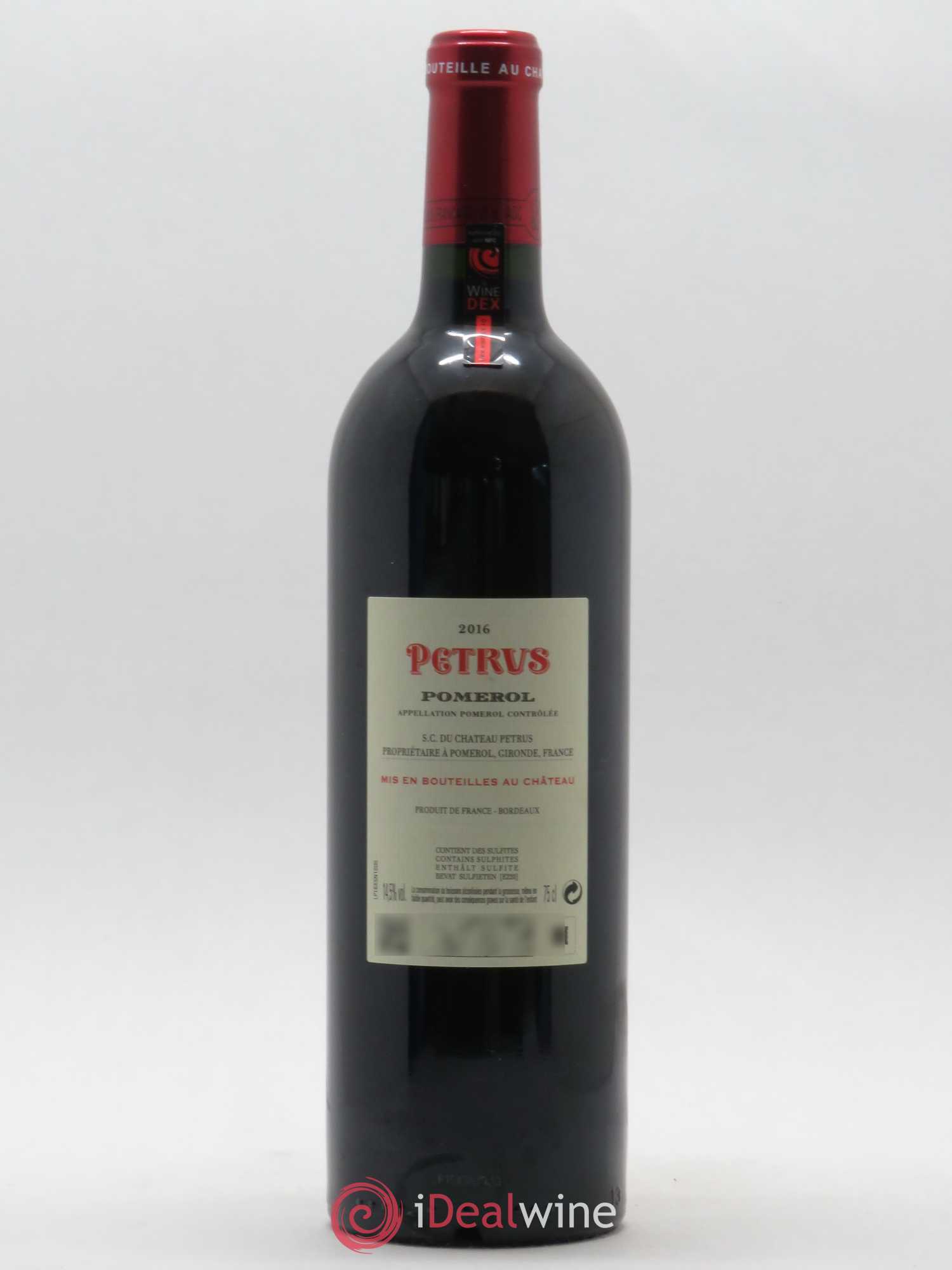 Petrus 2016 - Lot de 1 bouteille - 1