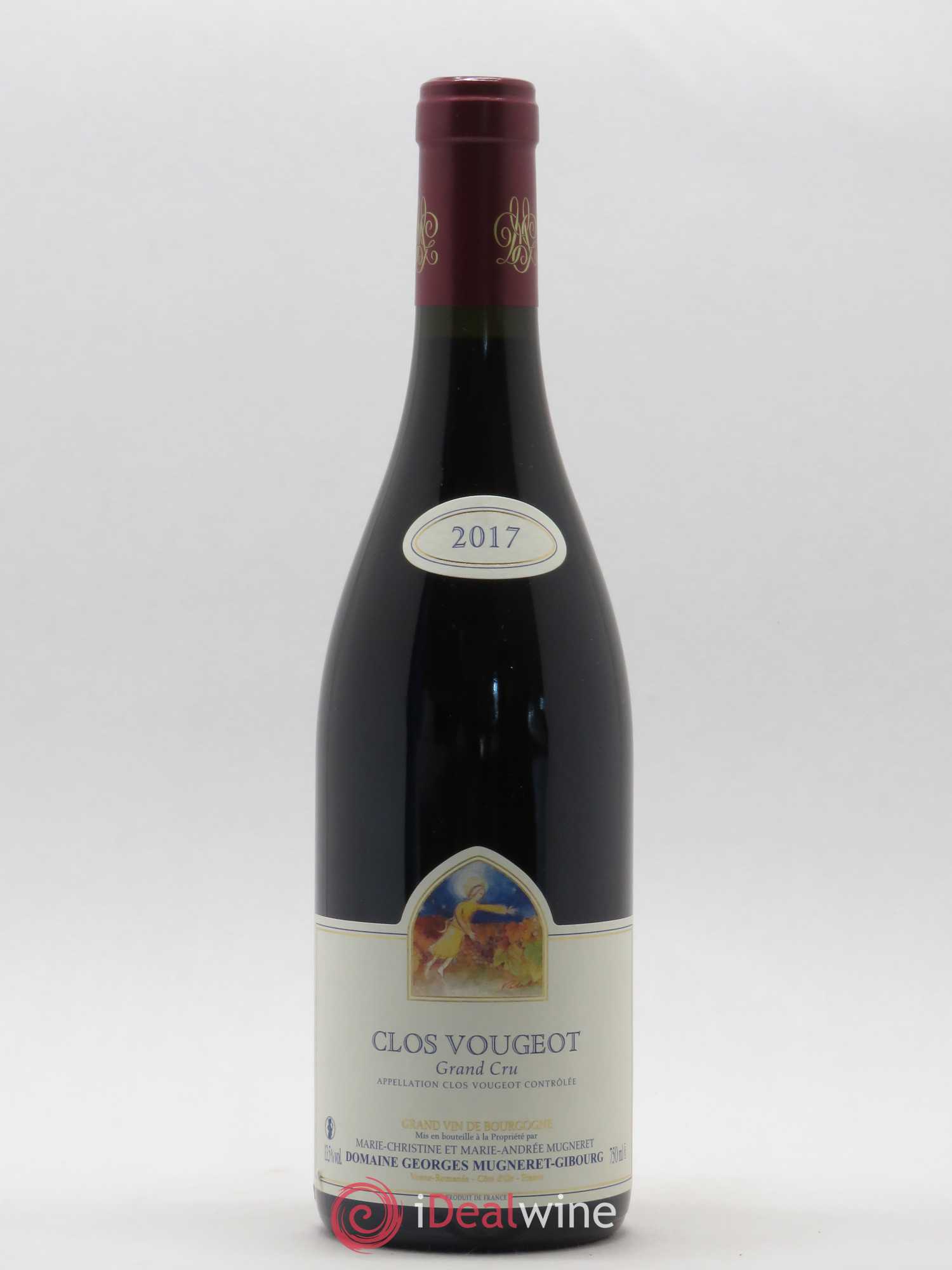 Clos de Vougeot Grand Cru Mugneret-Gibourg (Domaine) 2017 - Lot de 1 bouteille - 0