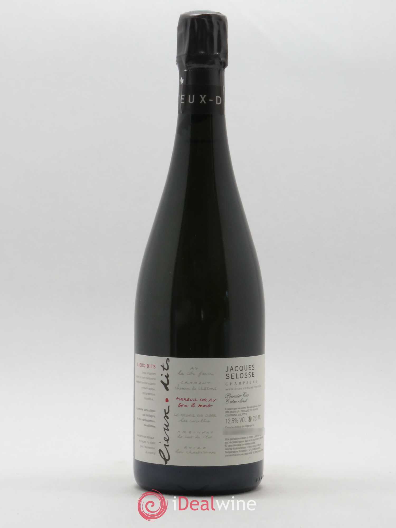 Mareuil sur Ay Sous le Mont Extra-Brut Jacques Selosse - Lot de 1 bouteille - 0