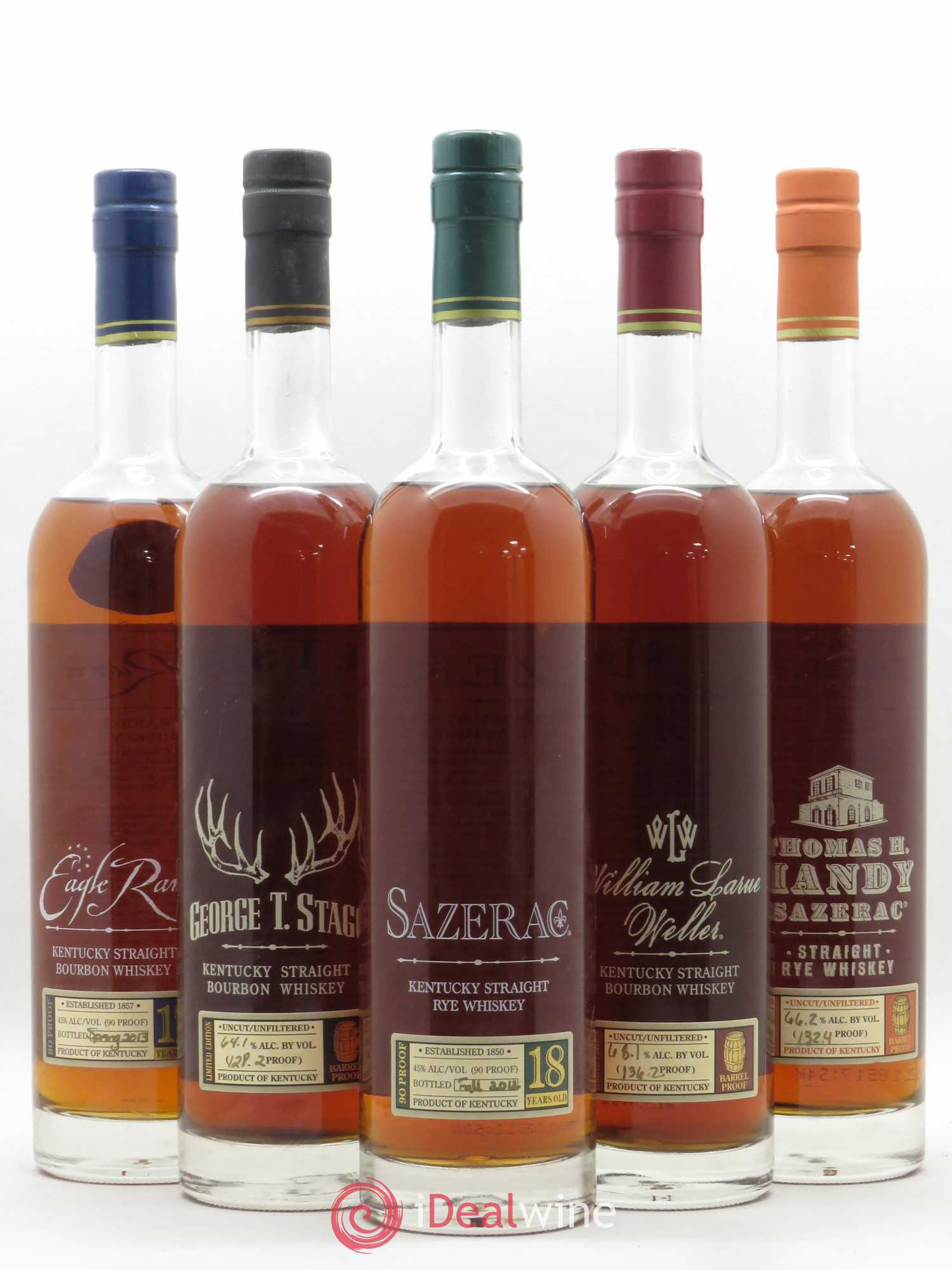 Whisky Kentucky/USA Buffalo Trace Antique Collection 2013 - Posten von 5 Flaschen - 0