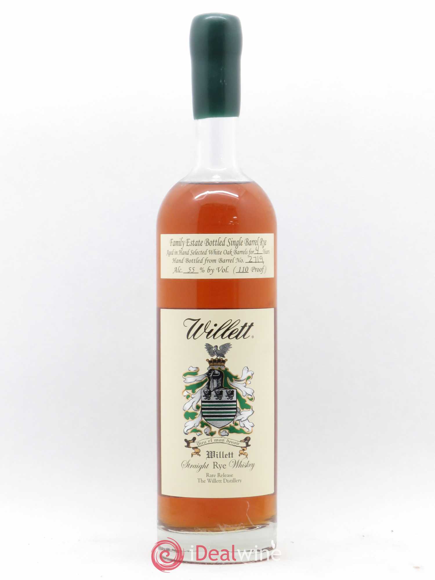 Whisky Kentucky/USA Straight Rye Willett Family Estate 4 ans - Posten von 1 Flasche - 0