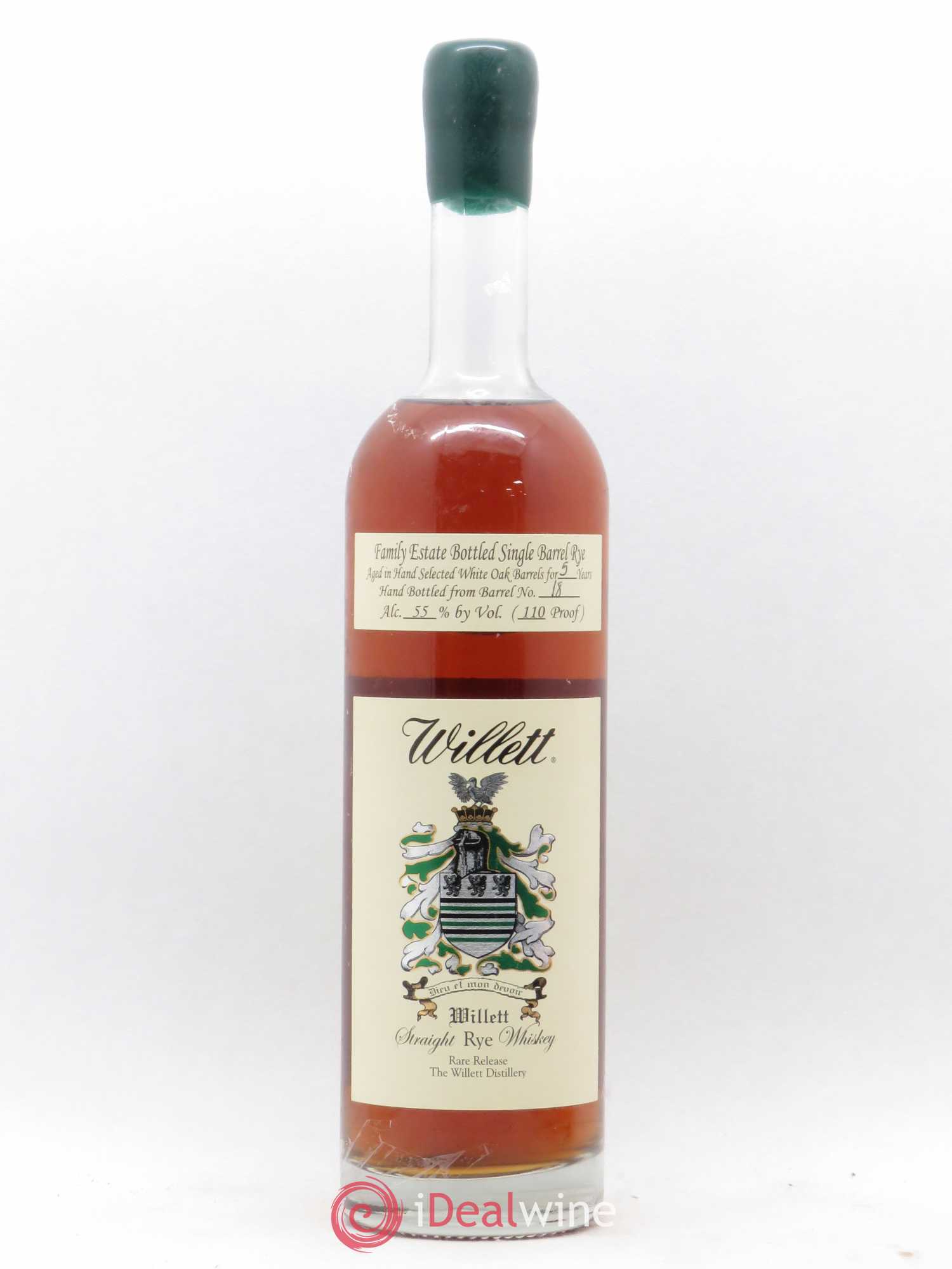 Whisky Kentucky/USA Straight Rye Willett Family Estate 5 ans - Posten von 1 Flasche - 0