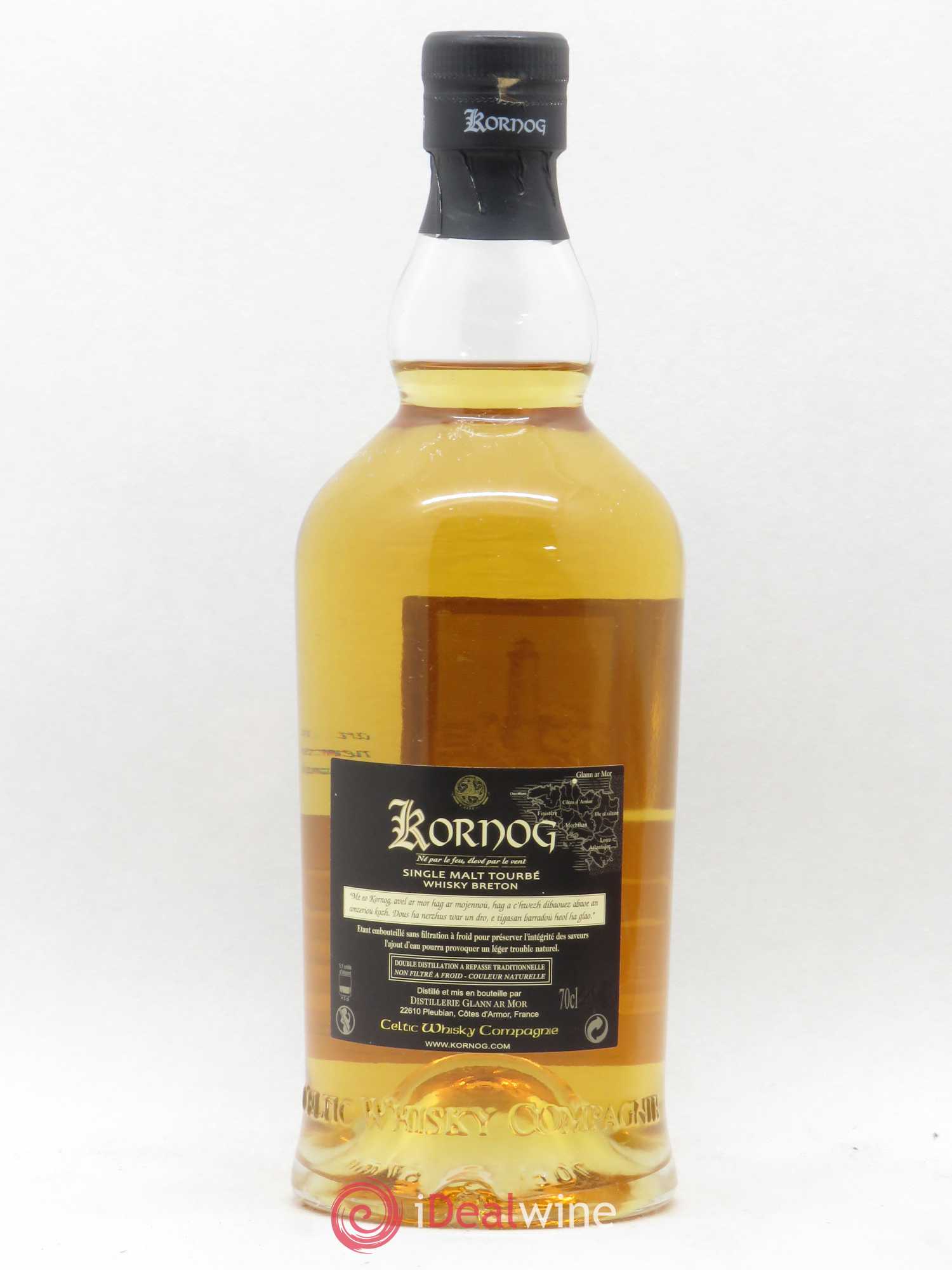 Whisky Single Malt Tourbé Bretagne Kornog Taouarc'h Chwec'hved 2014 Bourbon Cask  - Lot of 1 bottle - 1