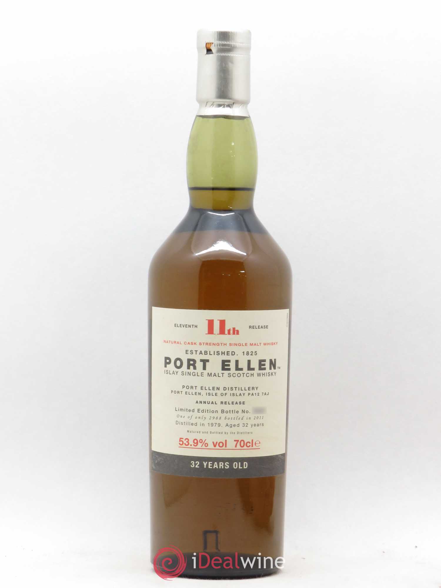 Whisky Islay/Ecosse Port Ellen 32 ans 11ème édition 1979 - Lot de 1 bouteille - 0