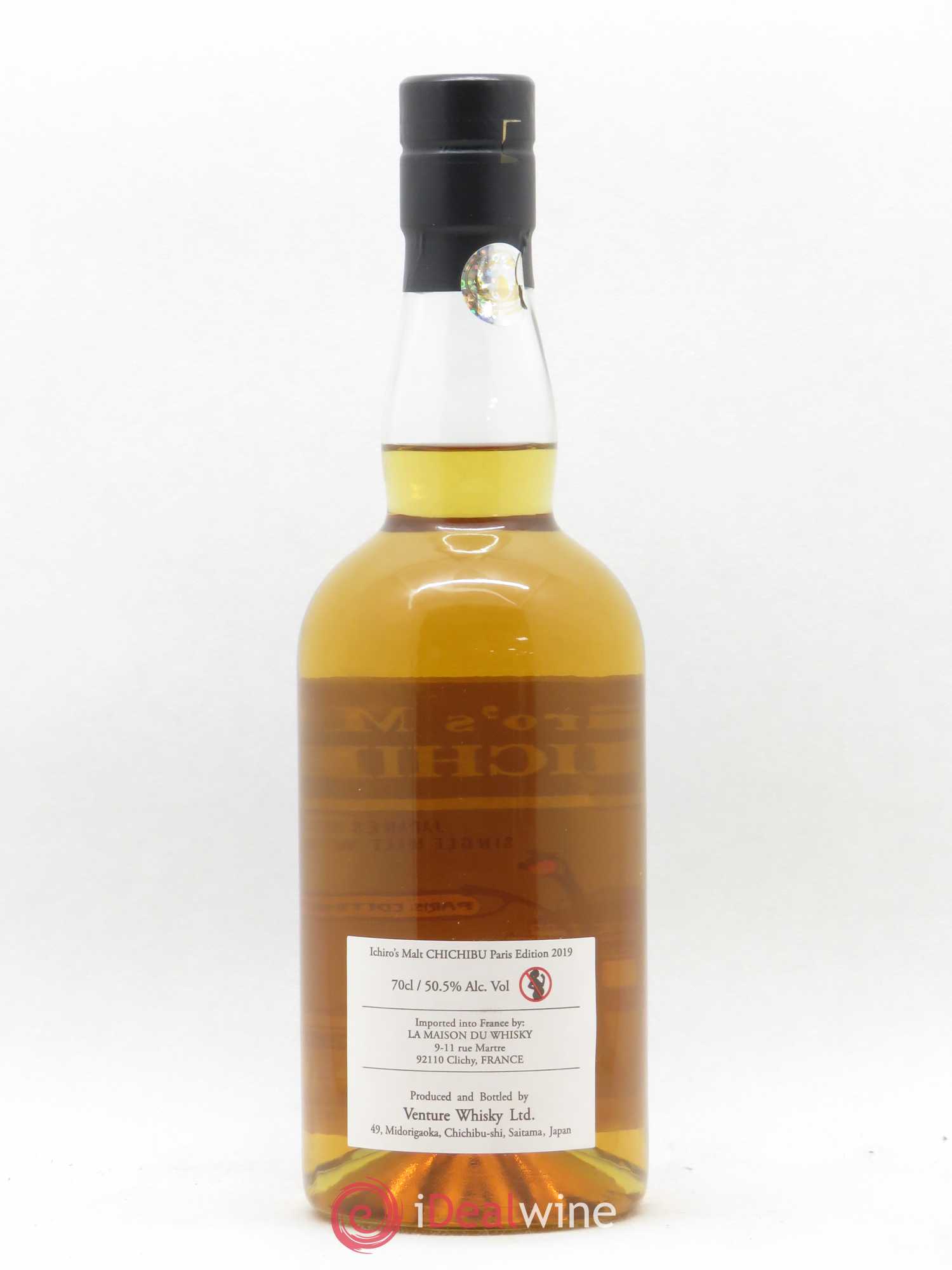 Whisky Japonais Honshu/Saitama/Japon Malt Chichibu Distillerie Ichiro's Paris Edition 2019 - Posten von 1 Flasche - 1