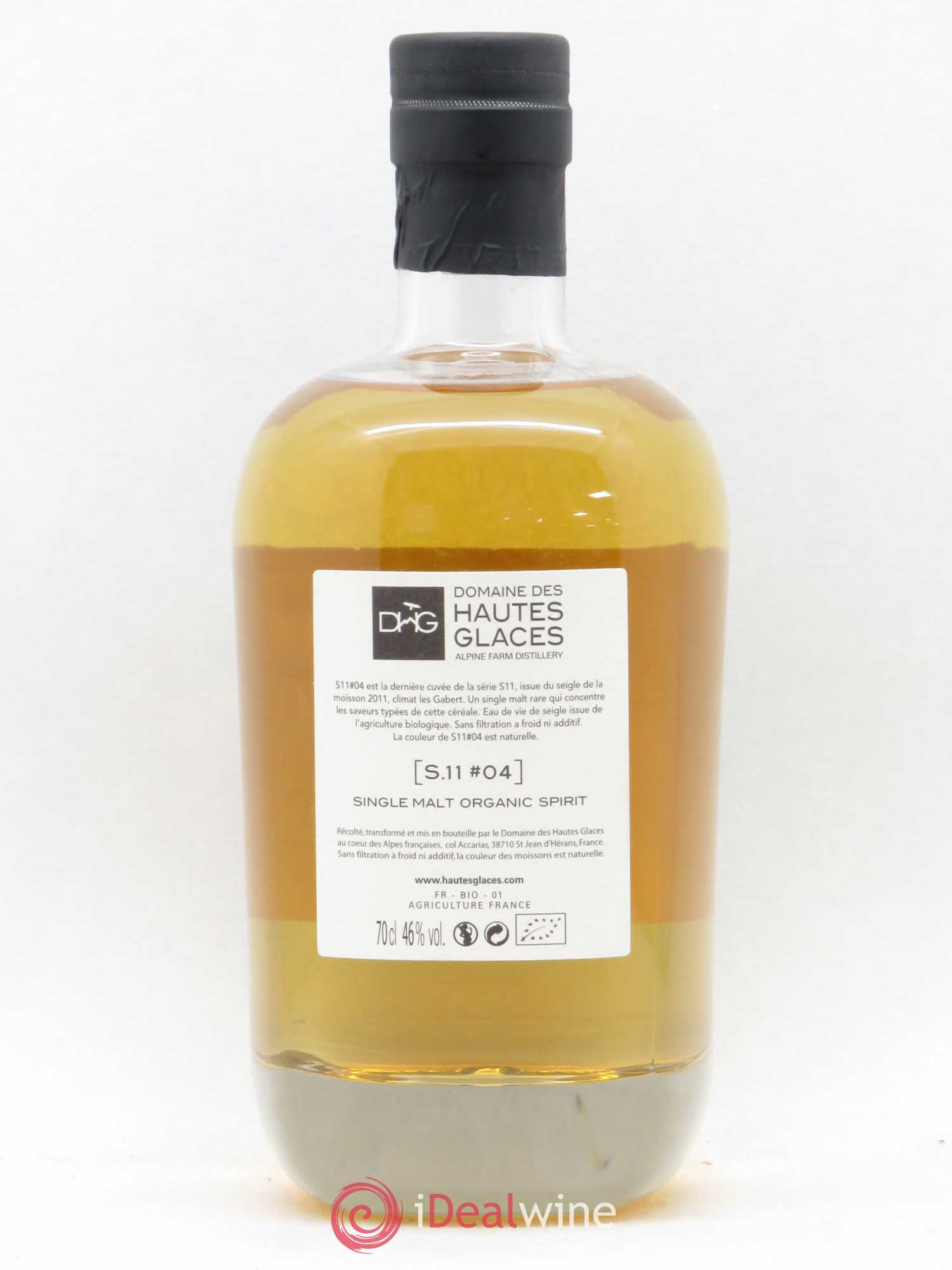 Whisky France New Organic Spirit Domaine des Hautes Glaces 2011 - Posten von 1 Flasche - 1