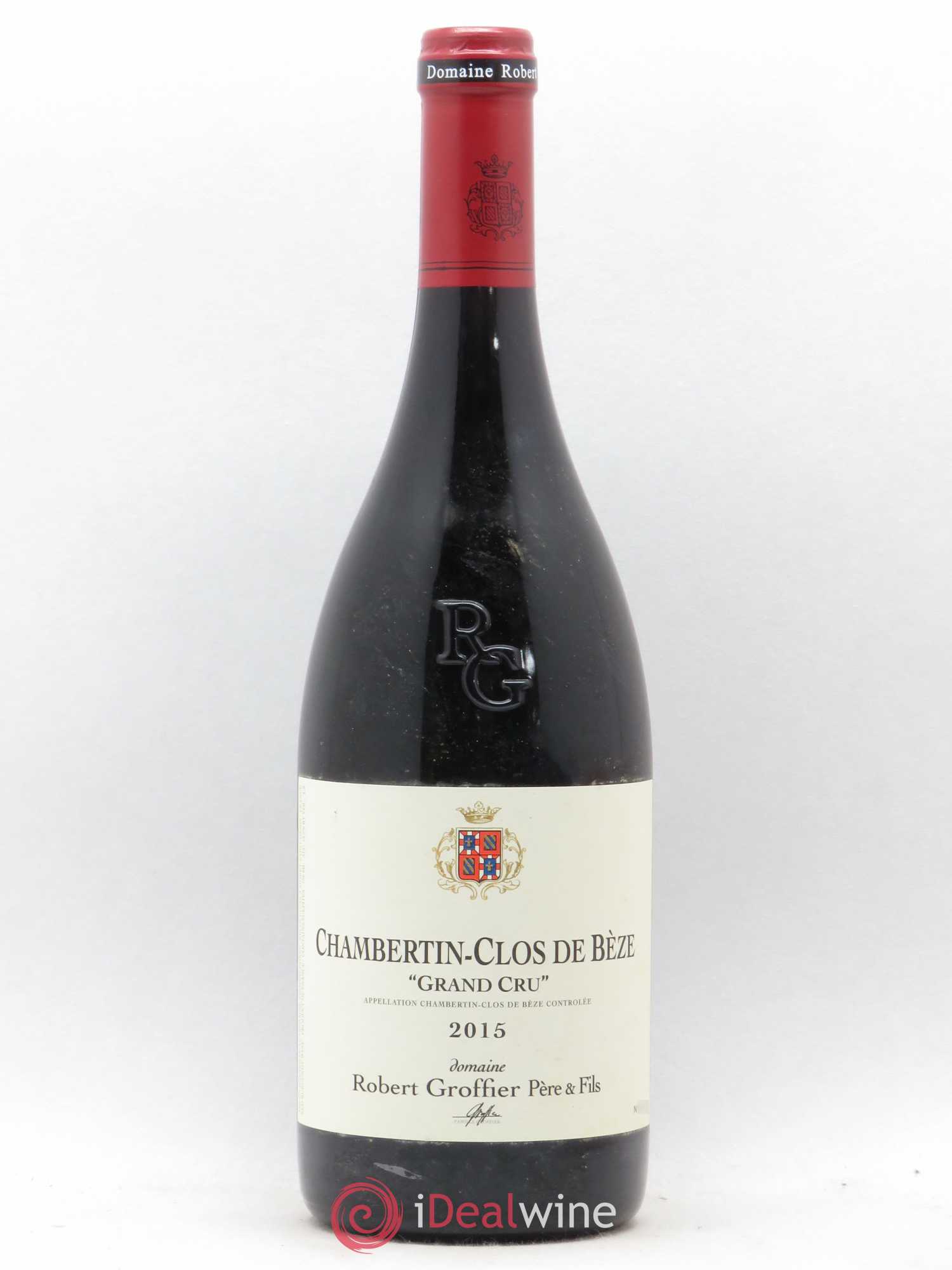 Chambertin Clos de Bèze Grand Cru Robert Groffier Père & Fils (Domaine) 2015 - Lot de 1 bouteille - 0