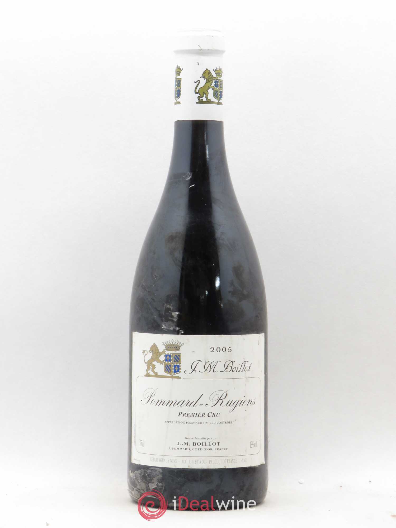 Pommard 1er Cru Rugiens Jean-Marc Boillot 2005 - Lot de 1 bouteille - 0