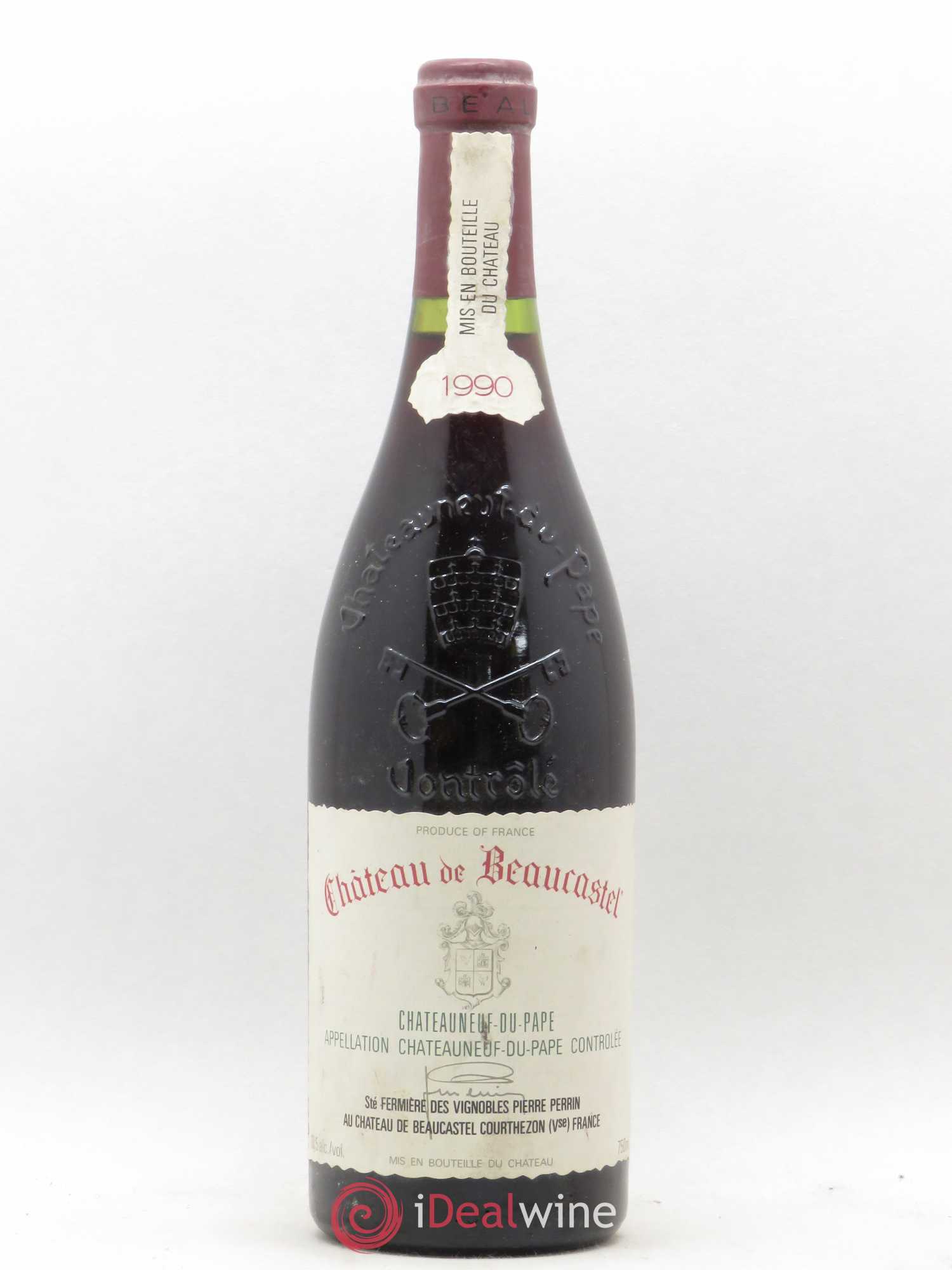 Châteauneuf-du-Pape Château de Beaucastel Famille Perrin 1990 - Lot de 1 bouteille - 0