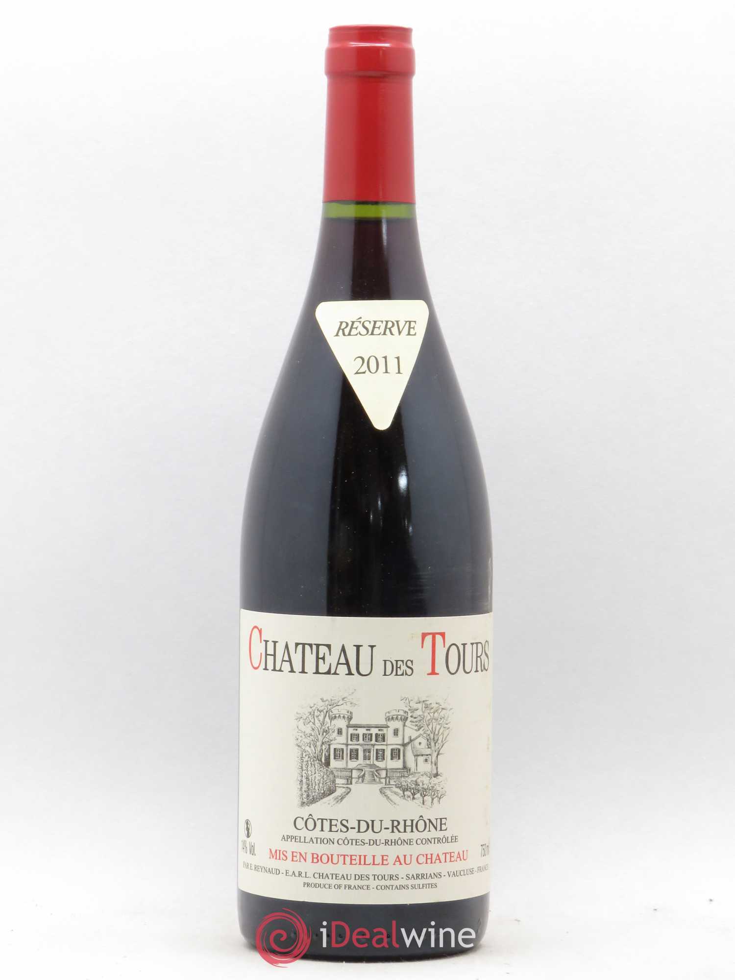 Côtes-du-Rhône Château des Tours Emmanuel Reynaud 2011 - Lot de 1 bouteille - 0