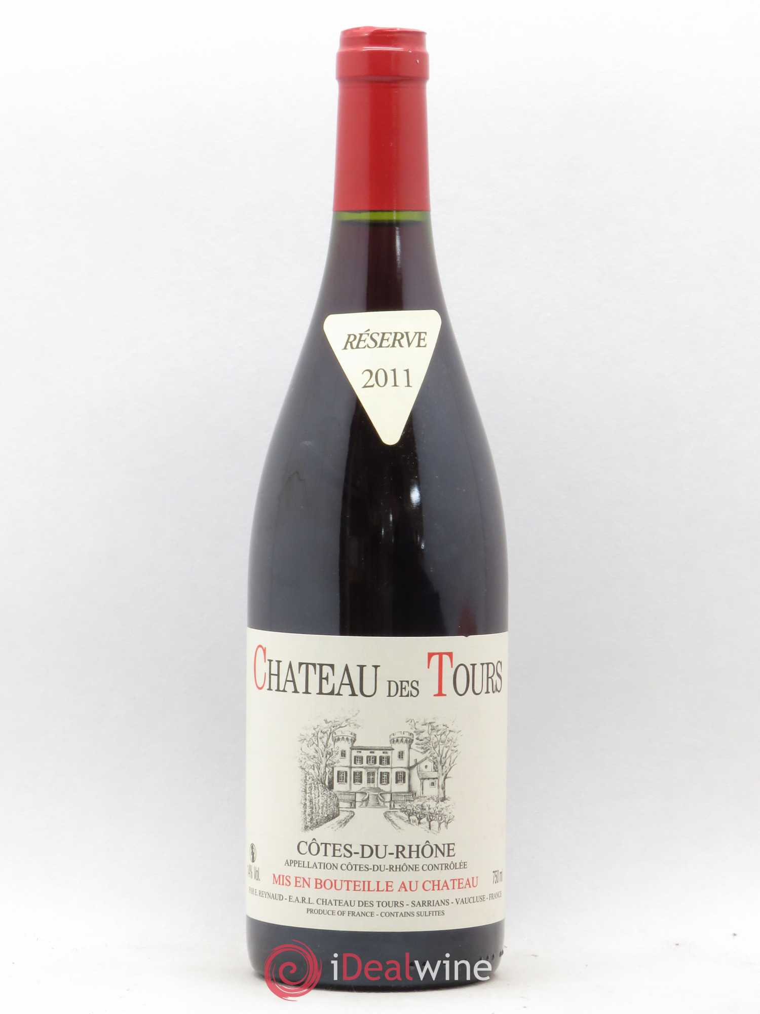 Côtes-du-Rhône Château des Tours Emmanuel Reynaud 2011 - Lot de 1 bouteille - 0