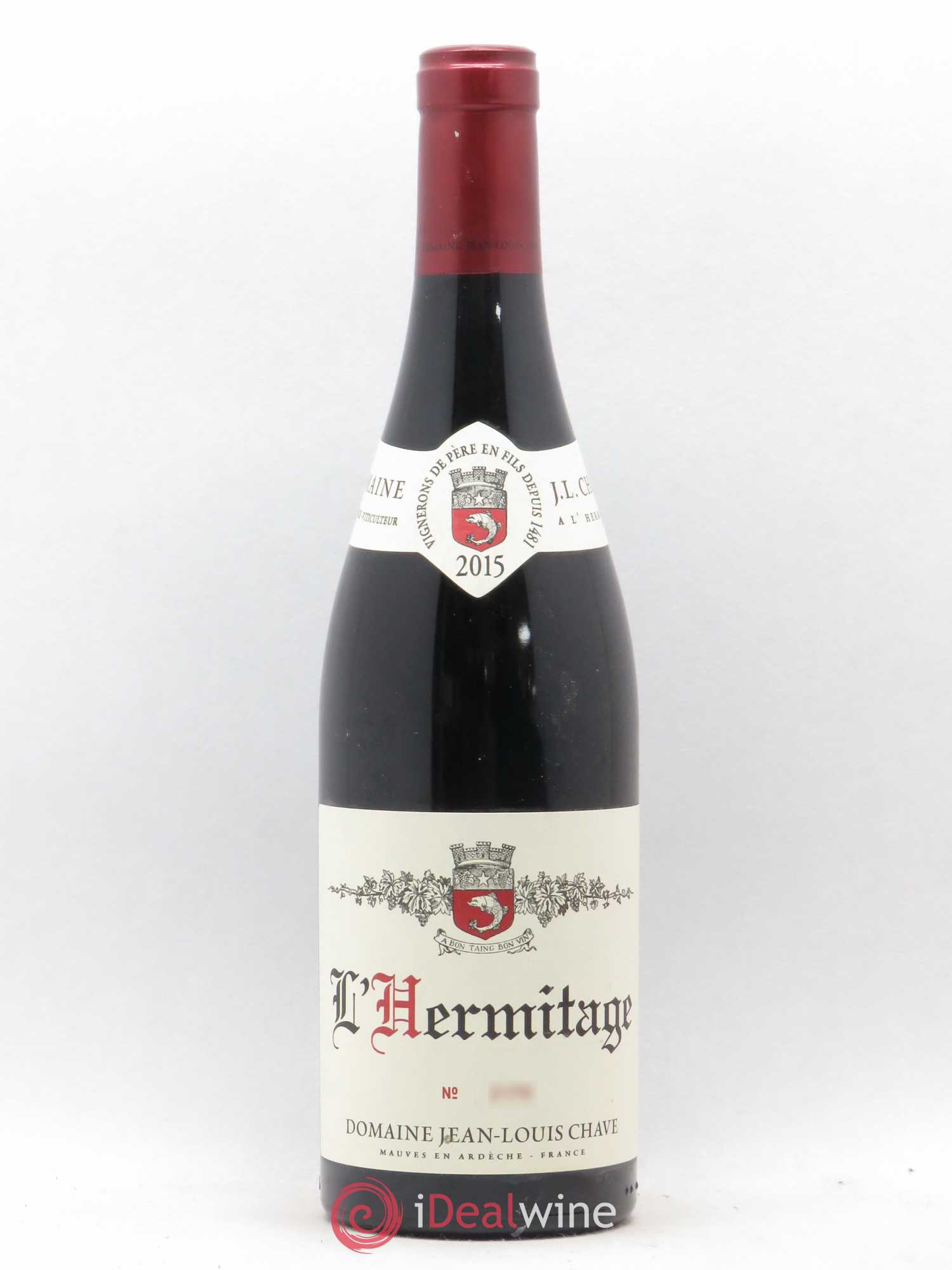 Hermitage Jean-Louis Chave 2015 - Lot de 1 bouteille - 0