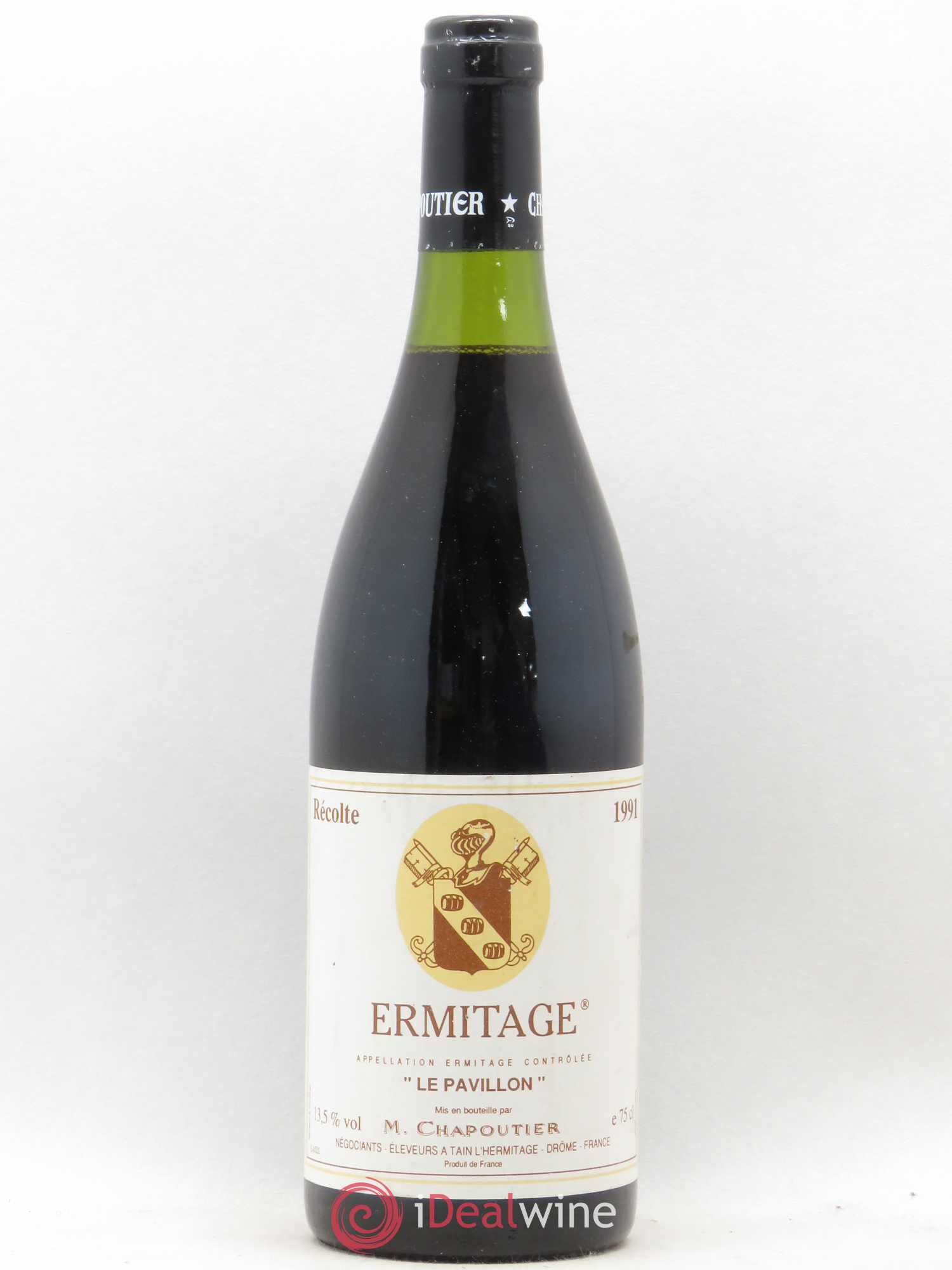 Hermitage Ermitage Le Pavillon Chapoutier 1991 - Lot de 1 bouteille - 0