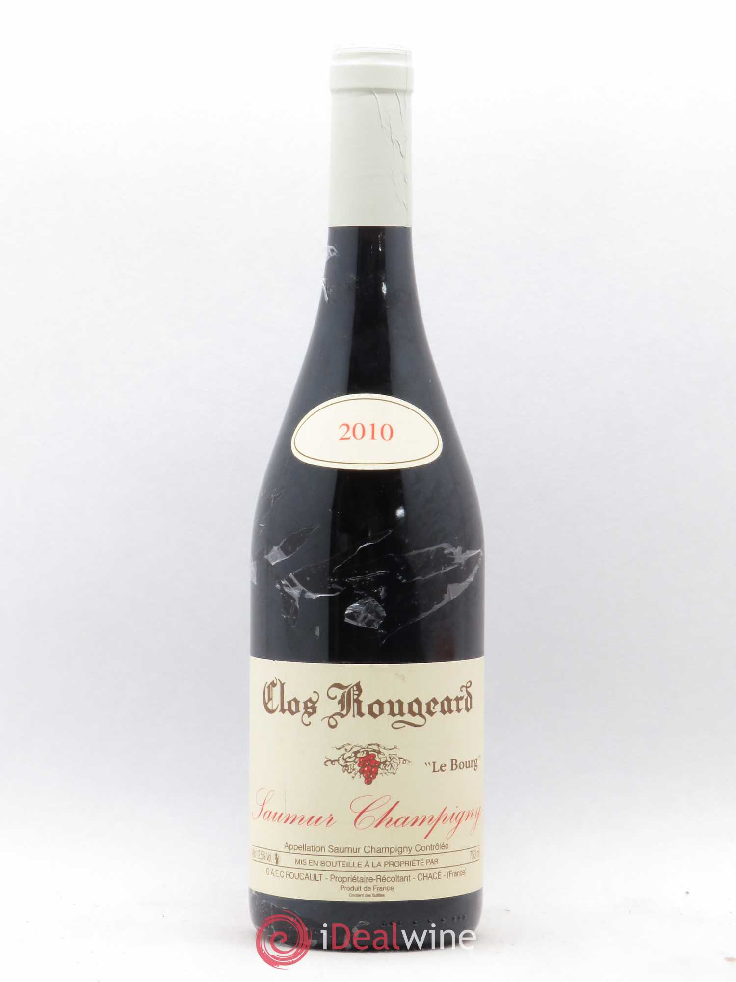 Saumur-Champigny Le Bourg Clos Rougeard 2010 - Lot de 1 bouteille - 0