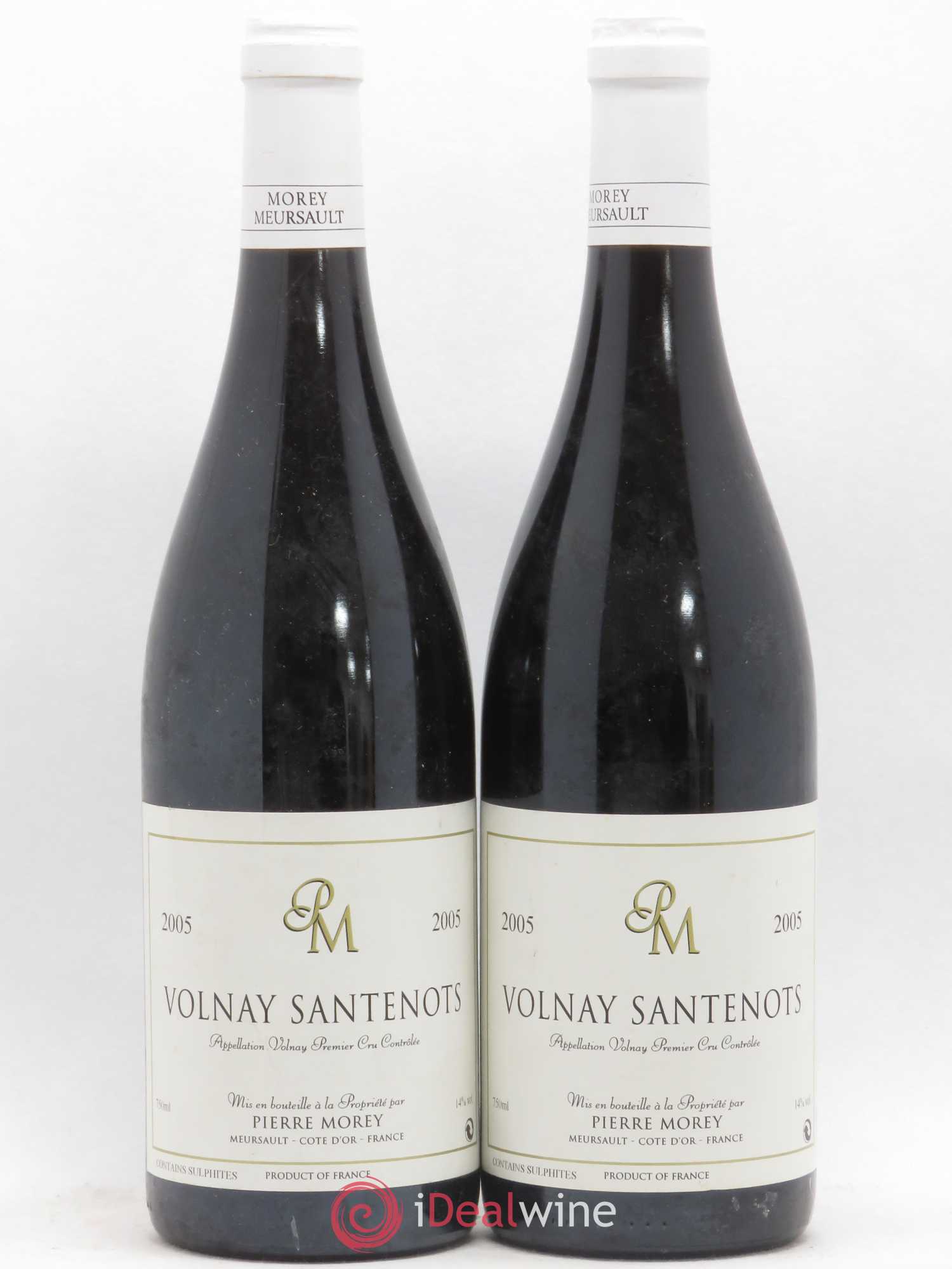 Volnay 1er Cru Les Santenots Pierre Morey (Domaine) 2005 - Lot de 2 bouteilles - 0