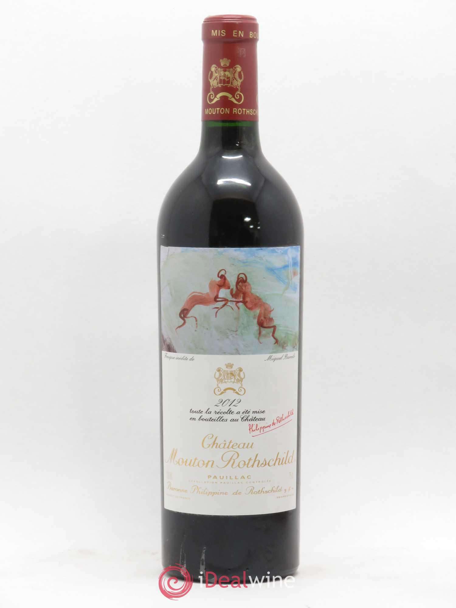 Château Mouton Rothschild 1er Grand Cru Classé 2012 - Lot de 1 bouteille - 0