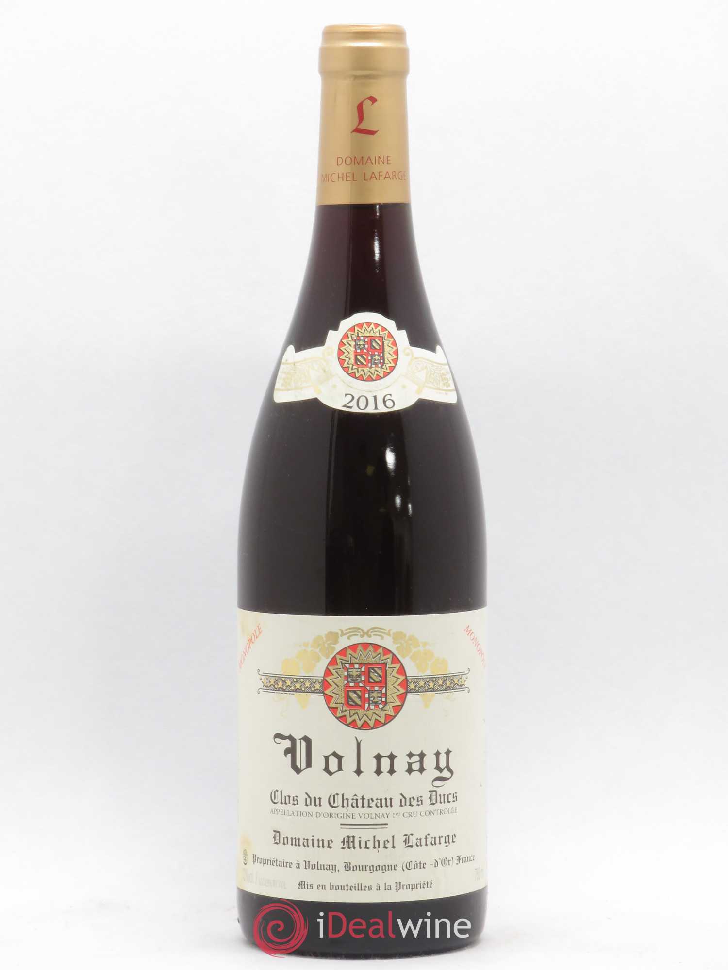 Volnay 1er Cru Clos du Château des Ducs Lafarge (Domaine) 2016 - Lot de 1 bouteille - 0