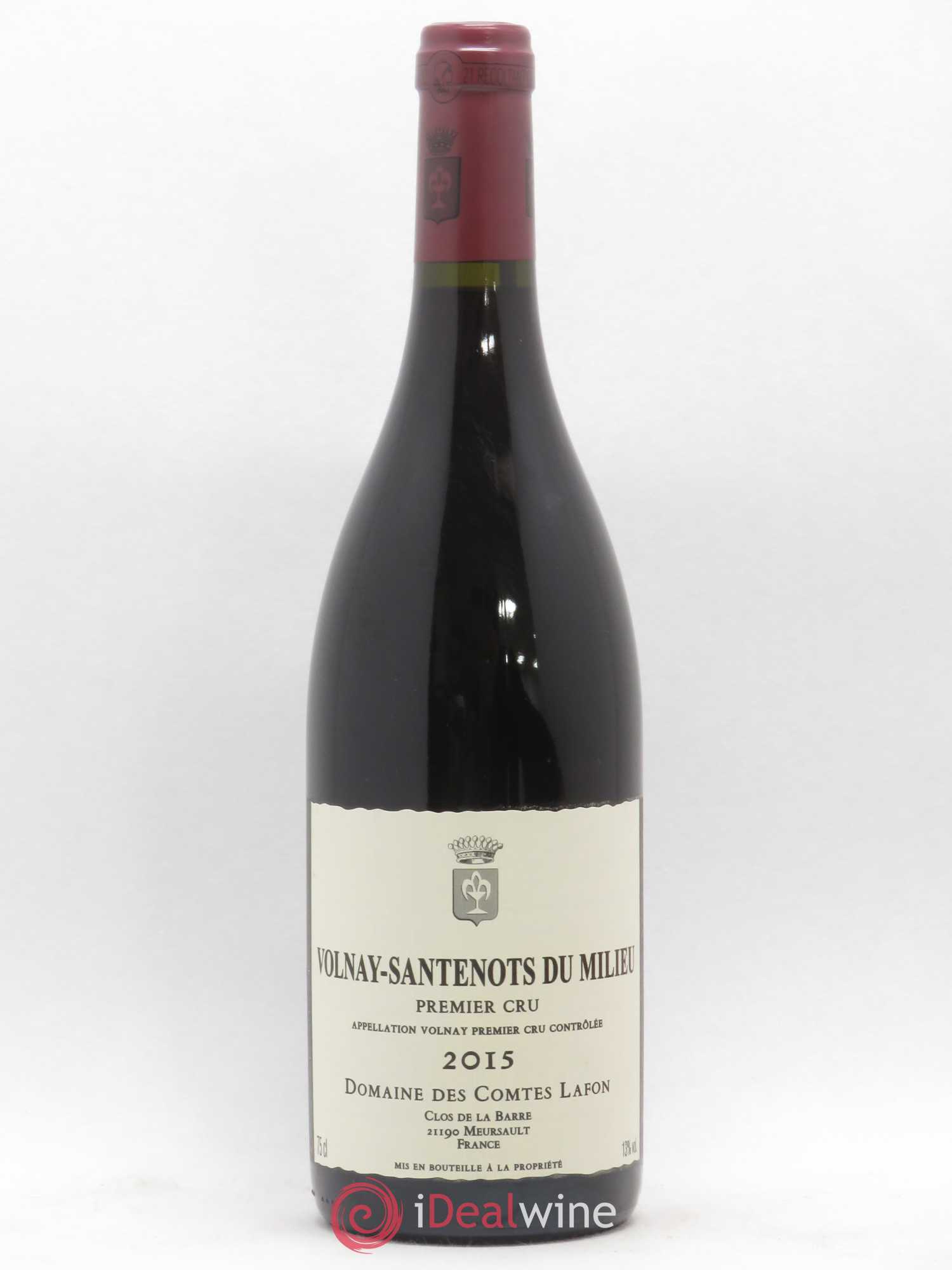 Volnay 1er Cru Santenots du Milieu Comtes Lafon (Domaine des) 2015 - Lot de 1 bouteille - 0