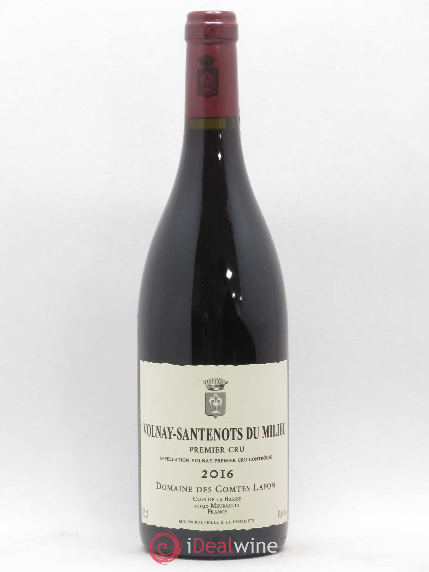 Volnay 1er Cru Santenots du Milieu Comtes Lafon (Domaine des) 2016 - Lot de 1 bouteille - 0