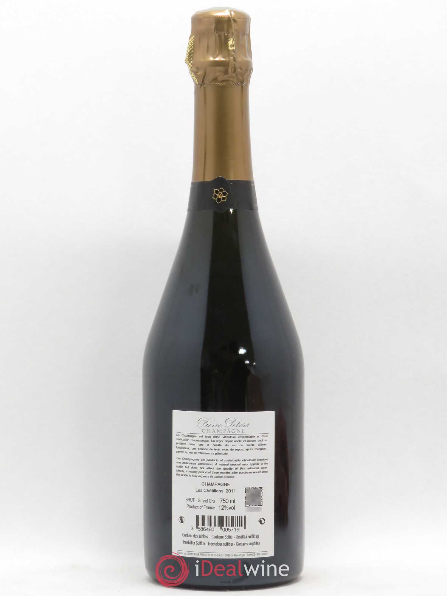 Cuvée Spéciale les Chétillons Blanc de Blancs Brut Pierre Péters 2011 - Lot of 1 bottle - 1