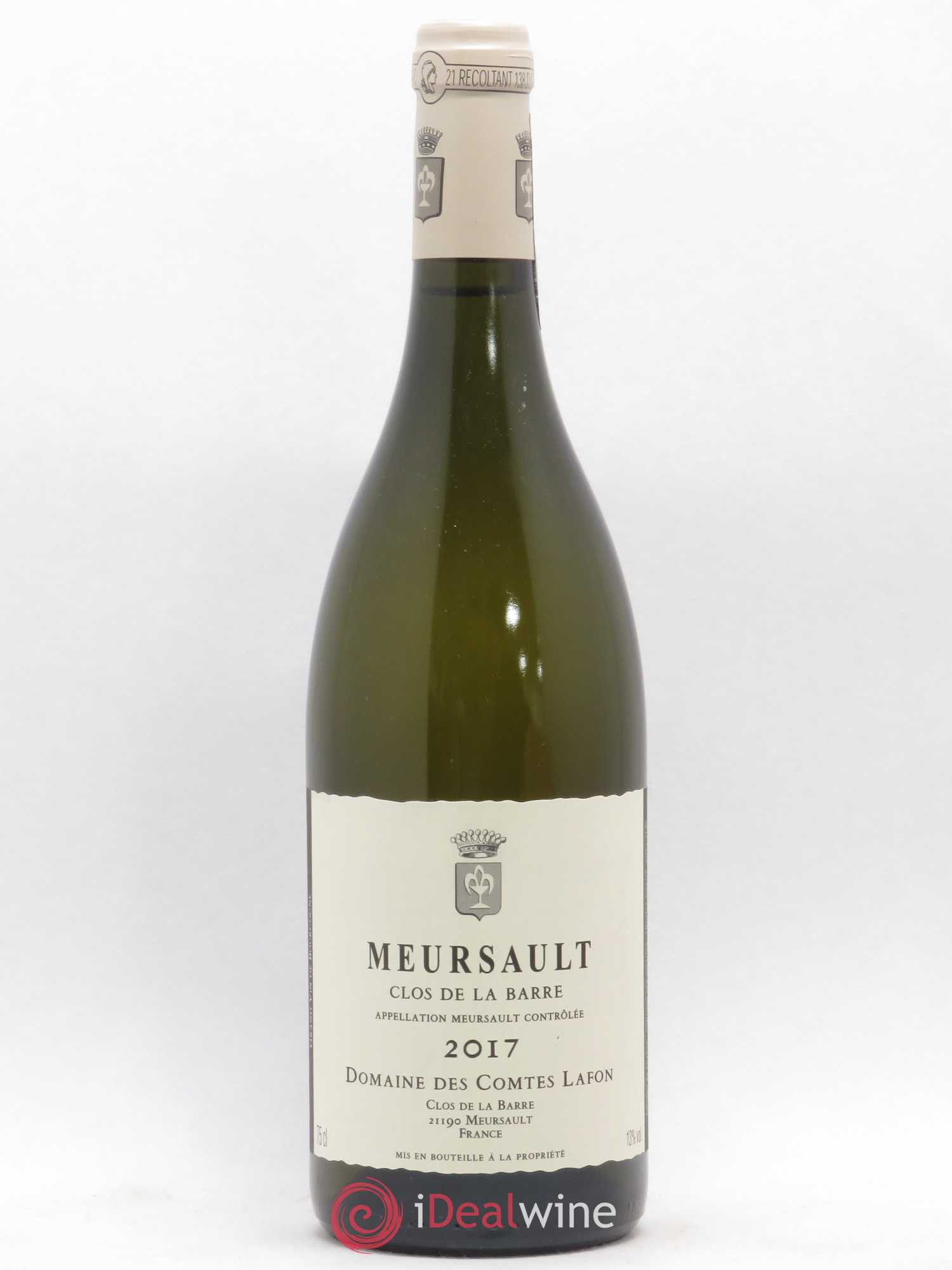 Meursault Clos de la Barre Comtes Lafon (Domaine des) 2017 - Lot de 1 bouteille - 0