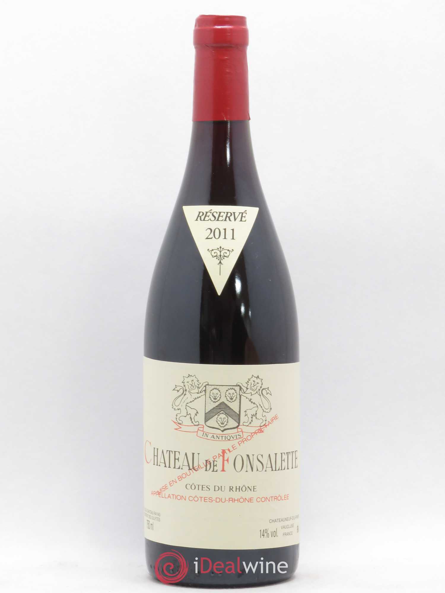 Côtes-du-Rhône Château de Fonsalette Emmanuel Reynaud (sans prix de réserve) 2011 - Lot de 1 bouteille - 0