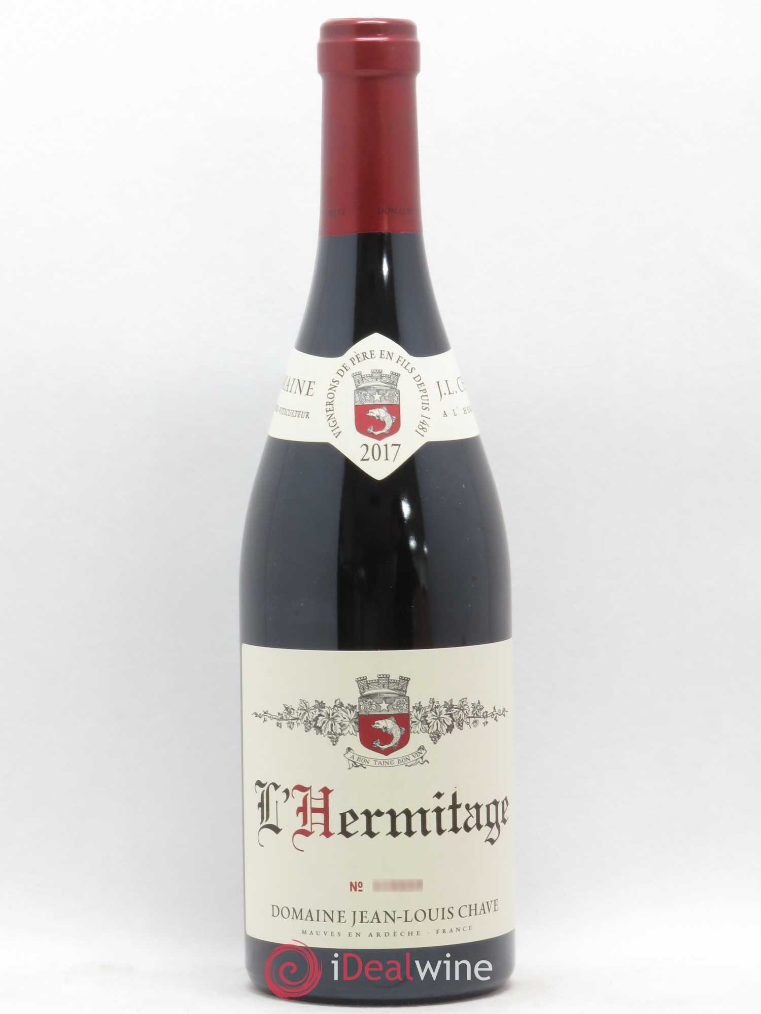 Hermitage Jean-Louis Chave 2017 - Lot de 1 bouteille - 0