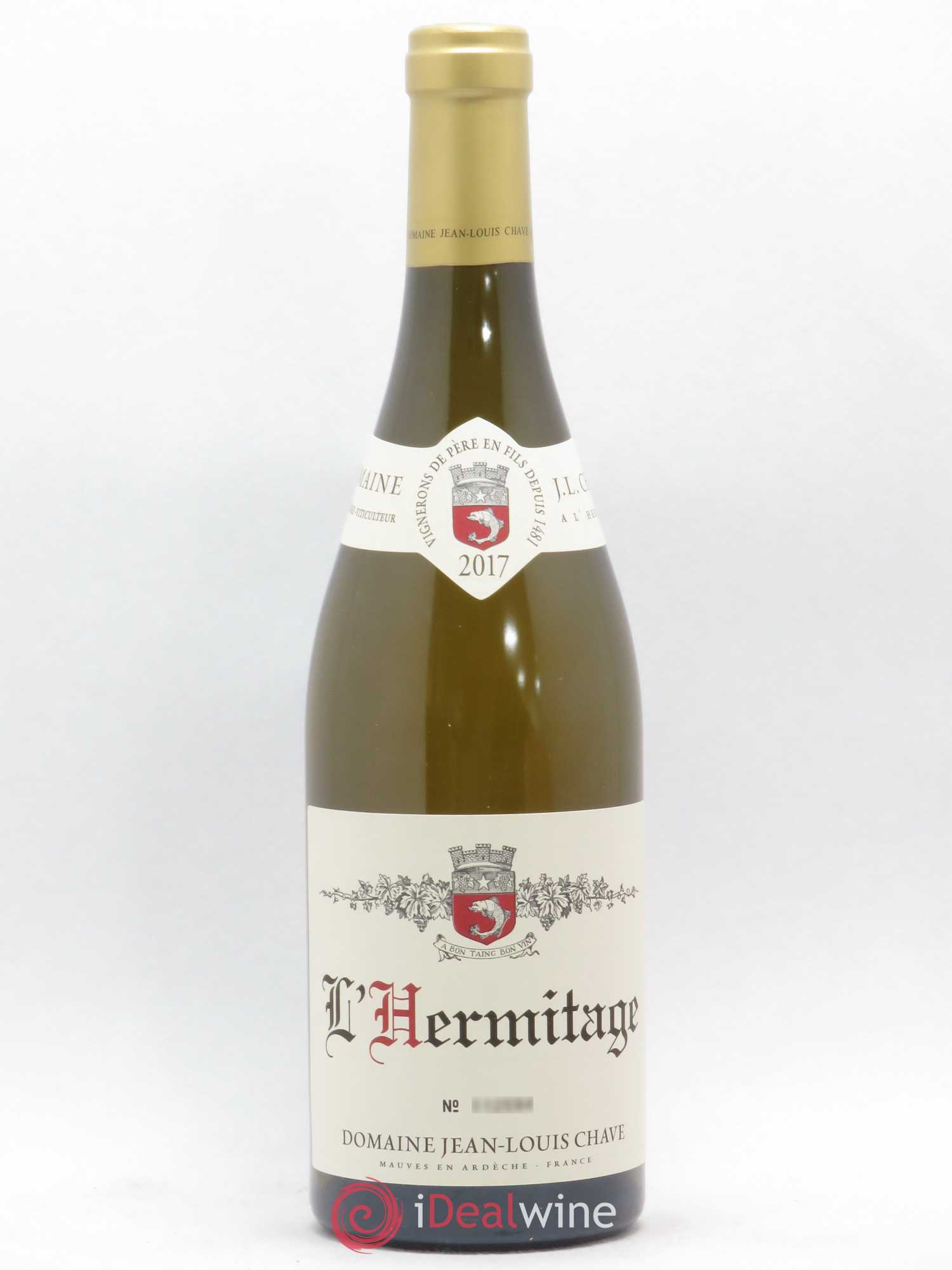 Hermitage Jean-Louis Chave 2017 - Lot de 1 bouteille - 0