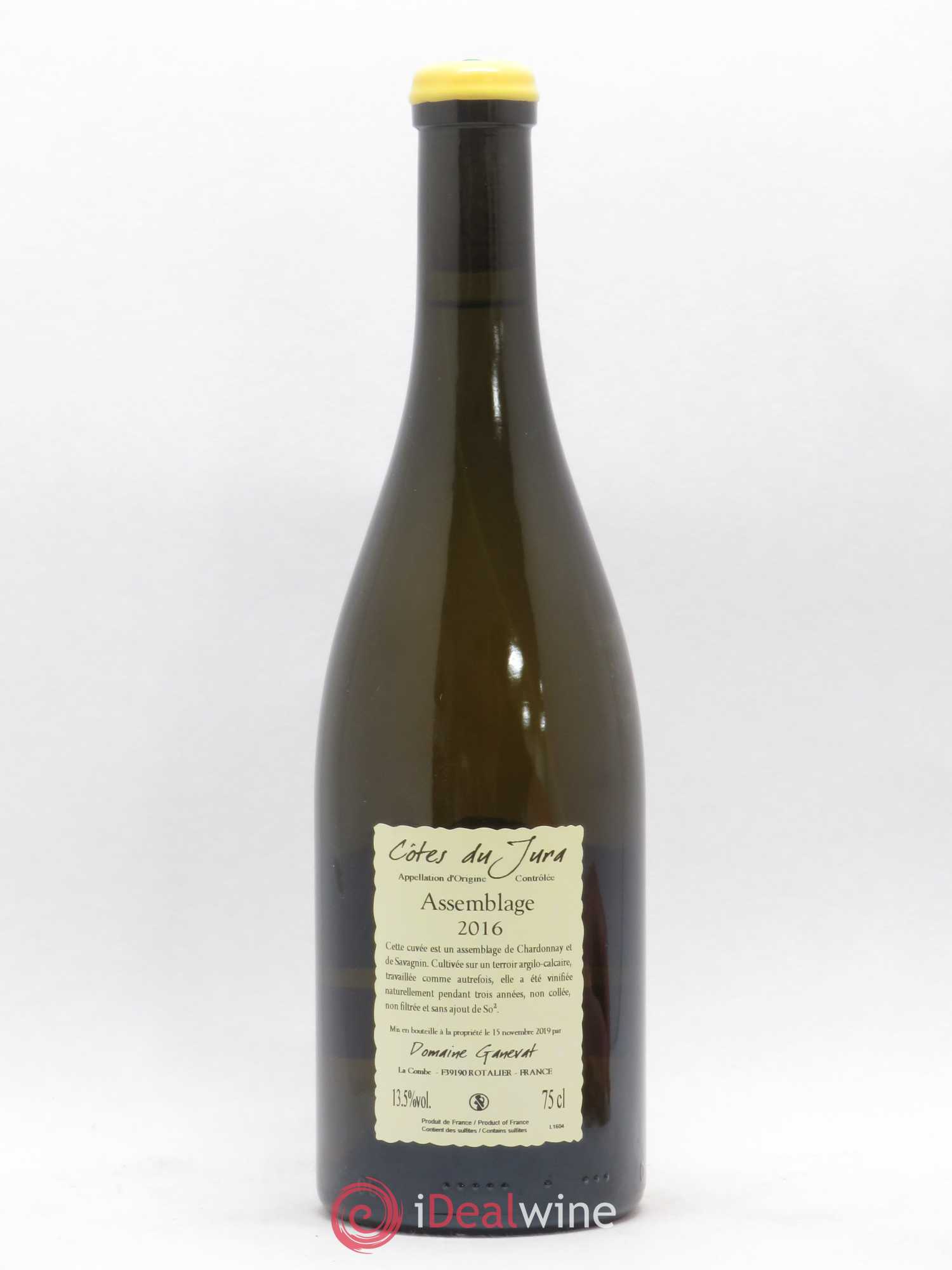 Côtes du Jura Cuvée Orégane Jean-François Ganevat (Domaine) 2016 - Lot de 1 bouteille - 1