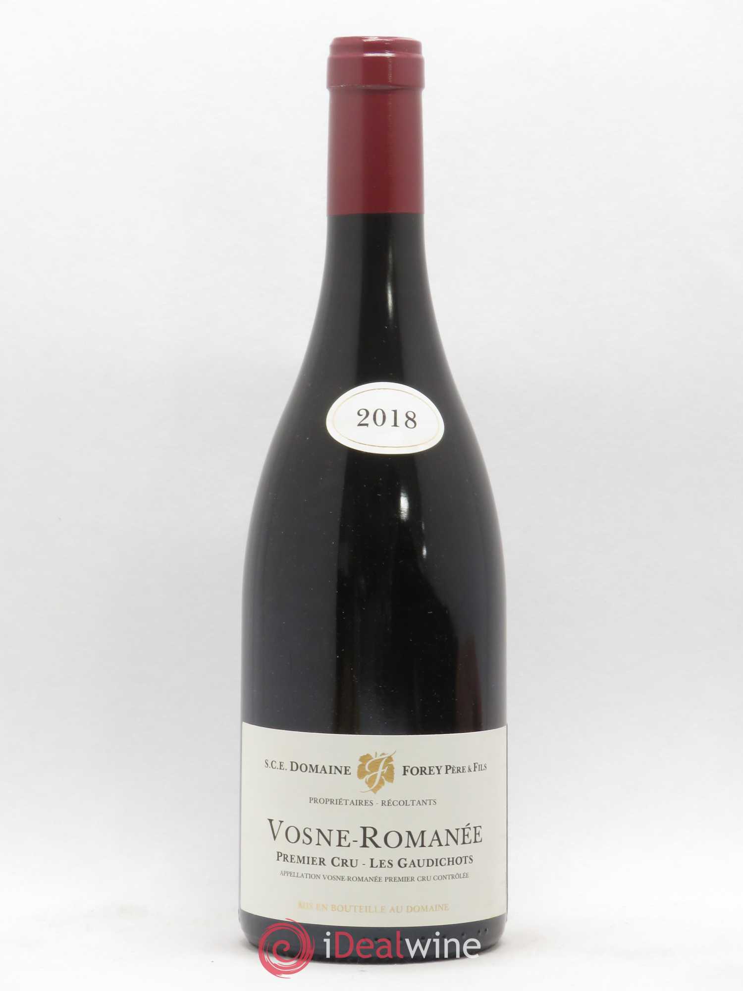 Vosne-Romanée 1er Cru Les Gaudichots Forey Père et Fils (Domaine) 2018 - Lot de 1 bouteille - 0