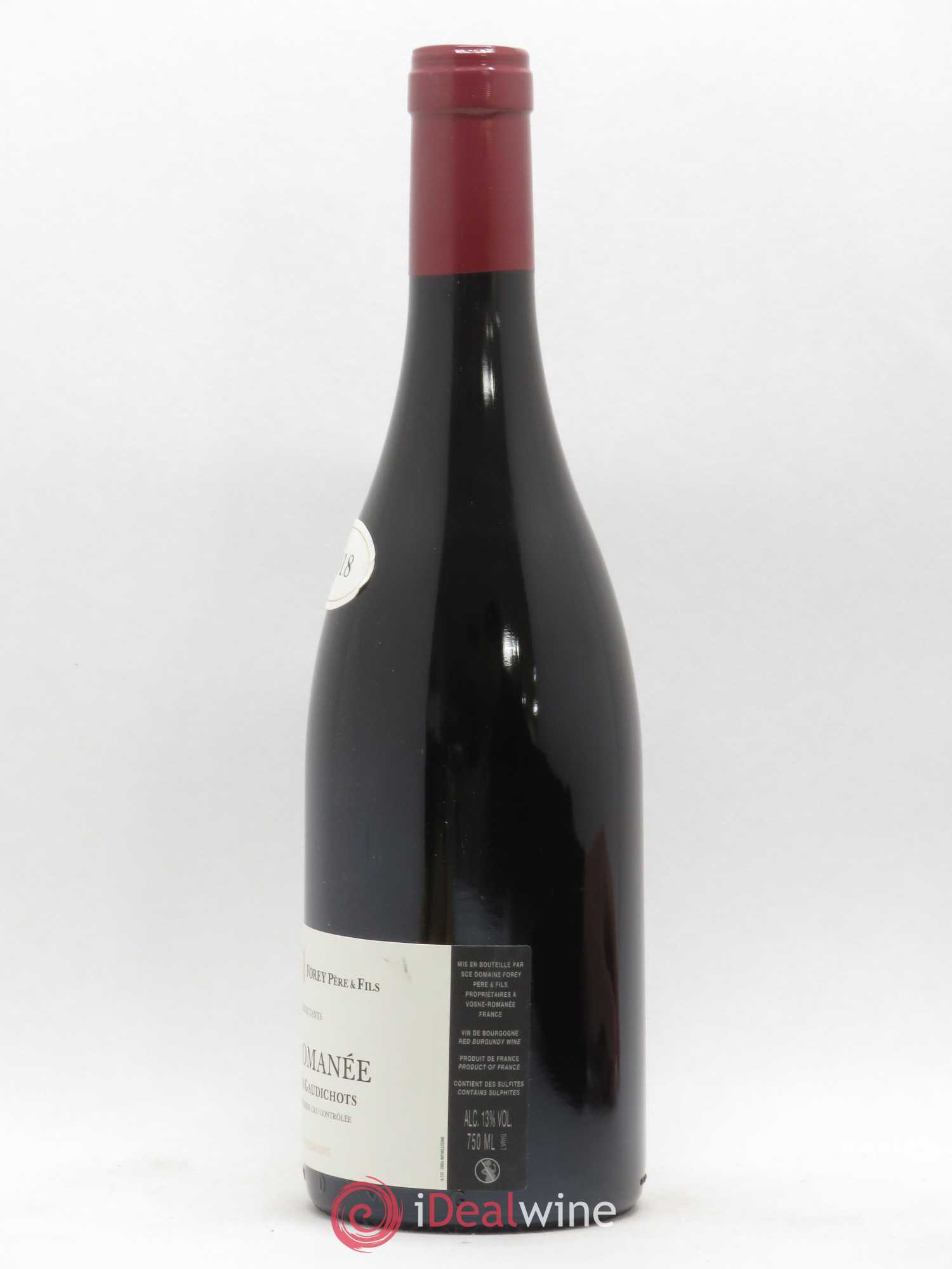 Vosne-Romanée 1er Cru Les Gaudichots Forey Père et Fils (Domaine) 2018 - Lot de 1 bouteille - 1