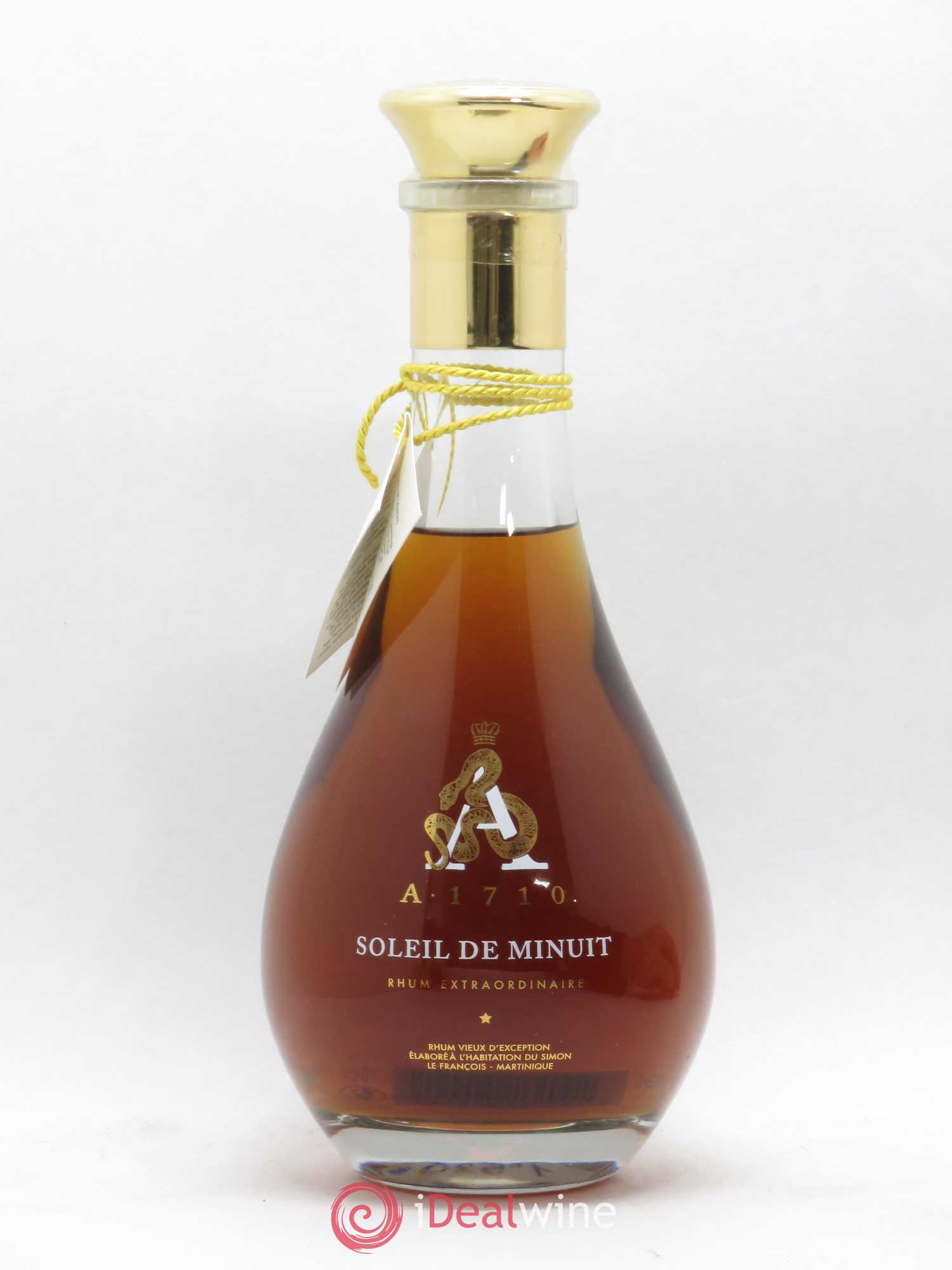 Rhum Extraordinaire Hors d'Age Martinique Distillerie A 1710 Soleil de Minuit - Posten von 1 Flasche - 0