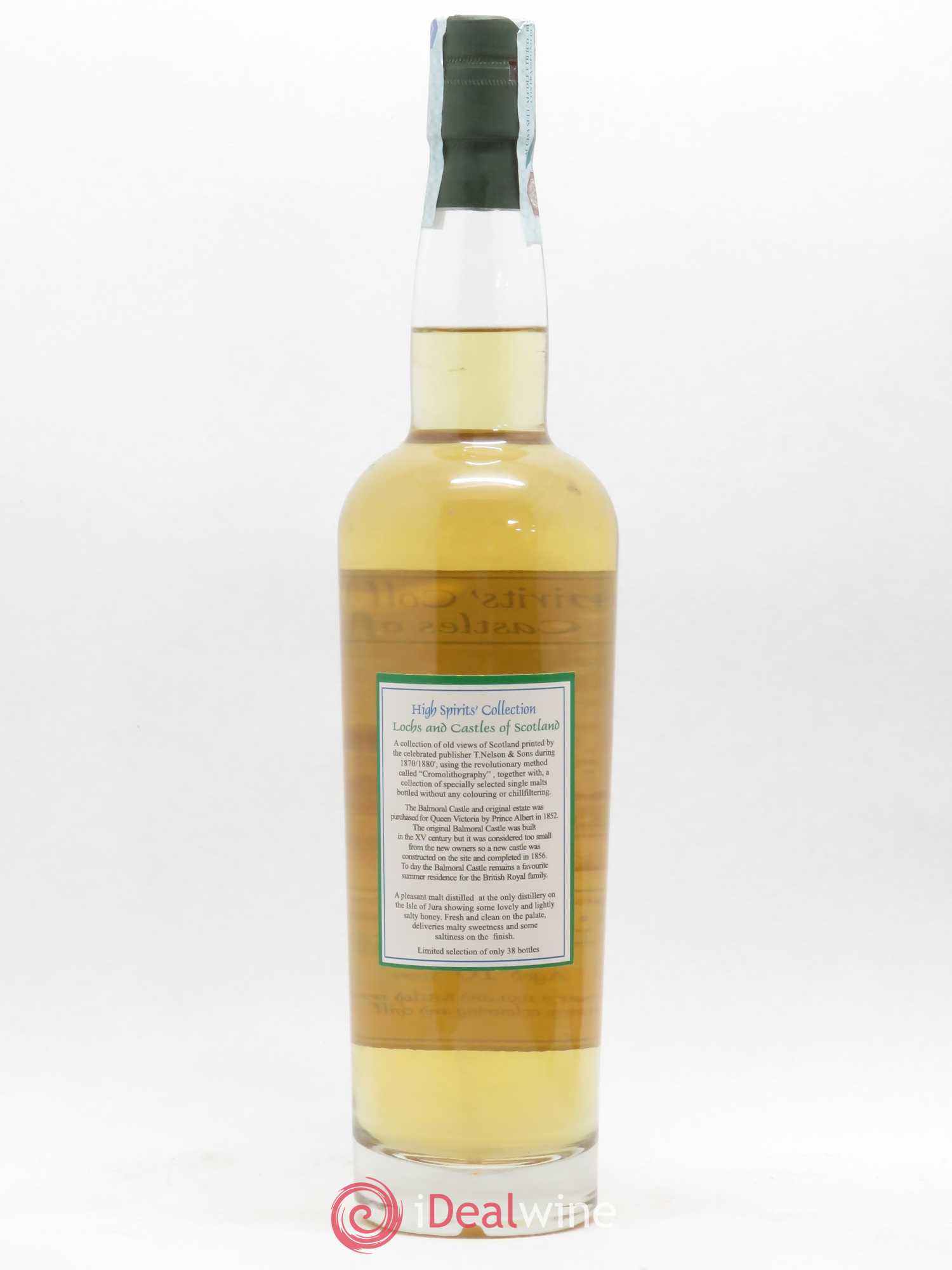 Whisky Islay Ecosse Jura 16 Years Old High Spirits Selection Lochs and Castles of Scotland 1991-2007 1991 - Posten von 1 Flasche - 1