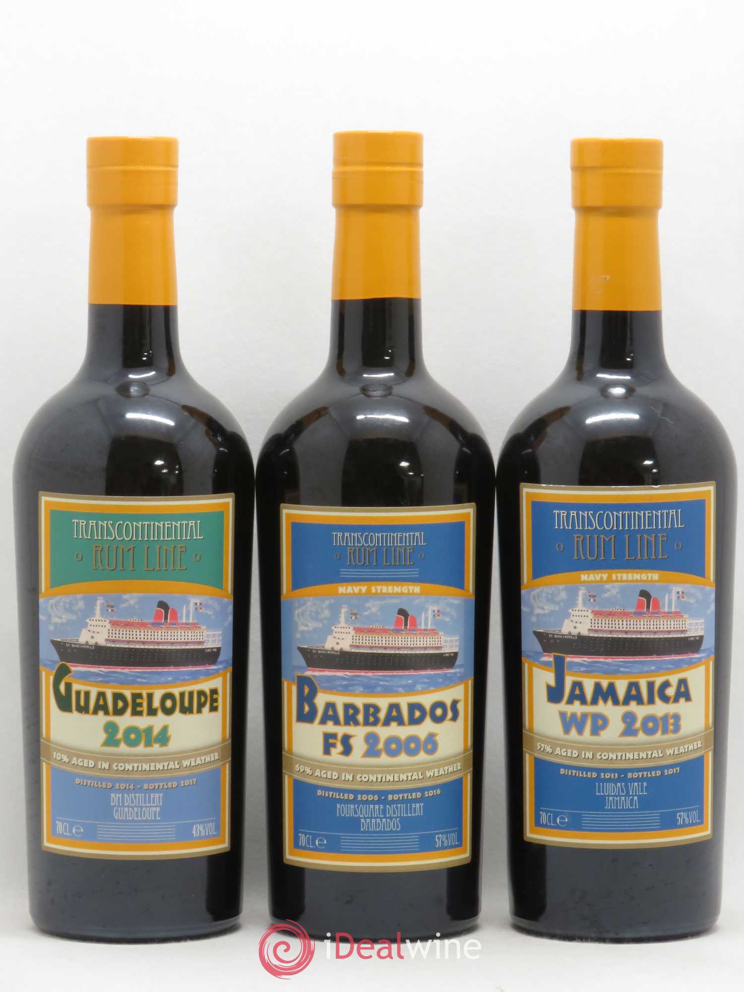 Rhum Panama 2010 43° MysteriousDistillery-GrandeTerre 1998 53% 59.3° Le Moule-Guadeloupe 2014 43° BMDistillery-Barbados 2006 57° Foursquare-Belize 2005 46° TravellersLiquors-JamaicaWP 2013 57° LluidasVale - Lot of 6 bottles - 1