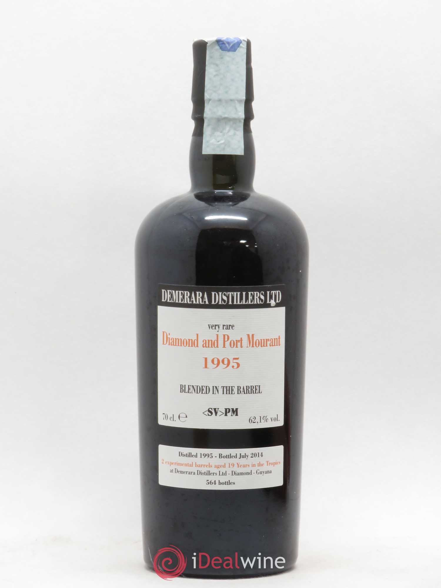 Rhum Guyanne Demerara Diamond et Port Mourant Blended in the Barrel 1995-2014 19 Years 1995 - Lotto di 1 bottiglia - 0