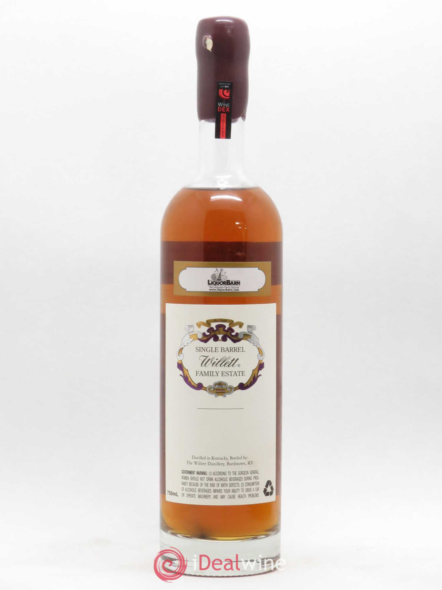 Whisky Kentucky USA Willett Family Estate Straight Bourbon Whiskey Rare Release 9 Years Old 121.8 Proof - Posten von 1 Flasche - 1