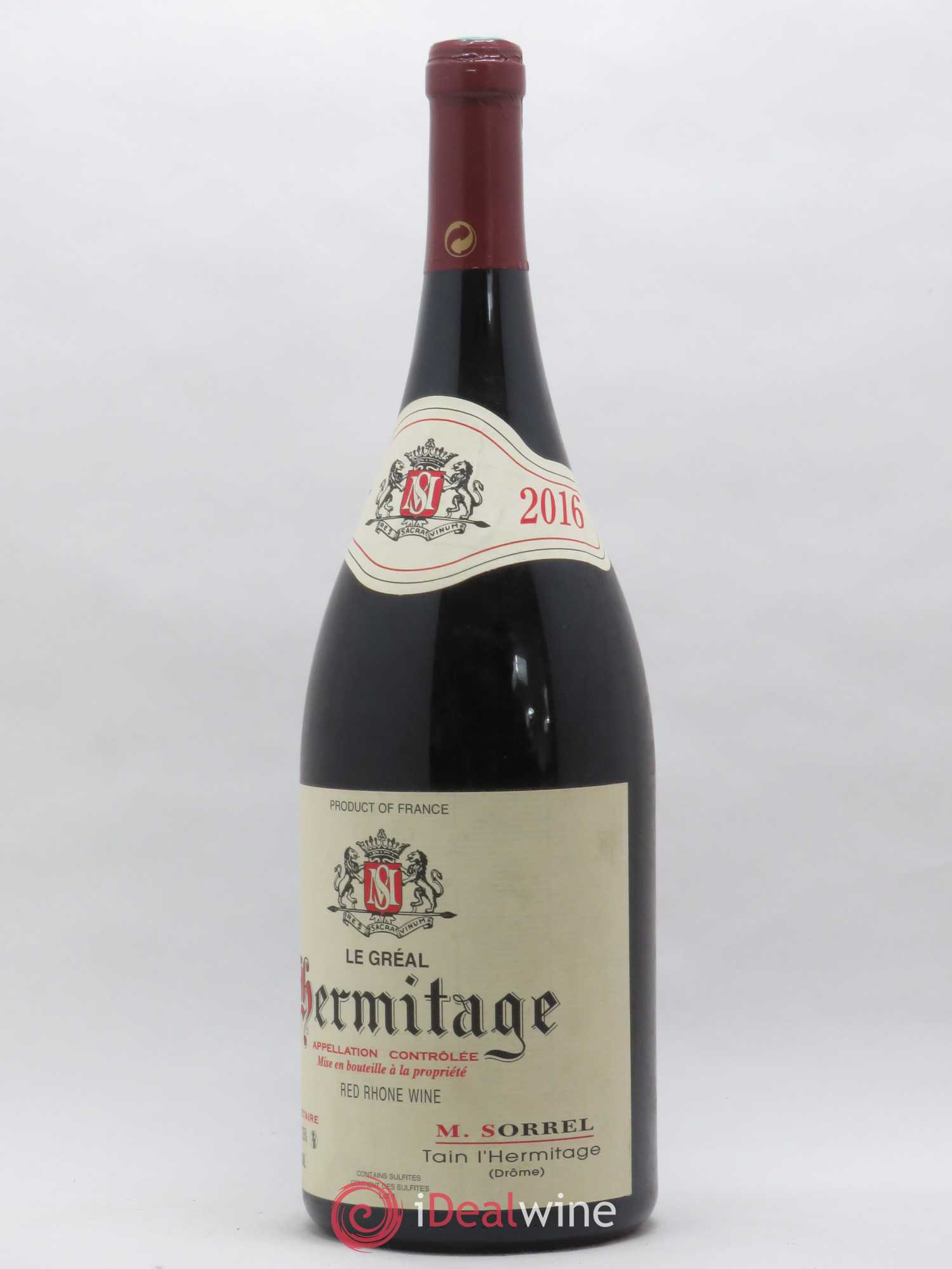 Hermitage Le Gréal Marc Sorrel 2016 - Lot de 1 magnum - 1