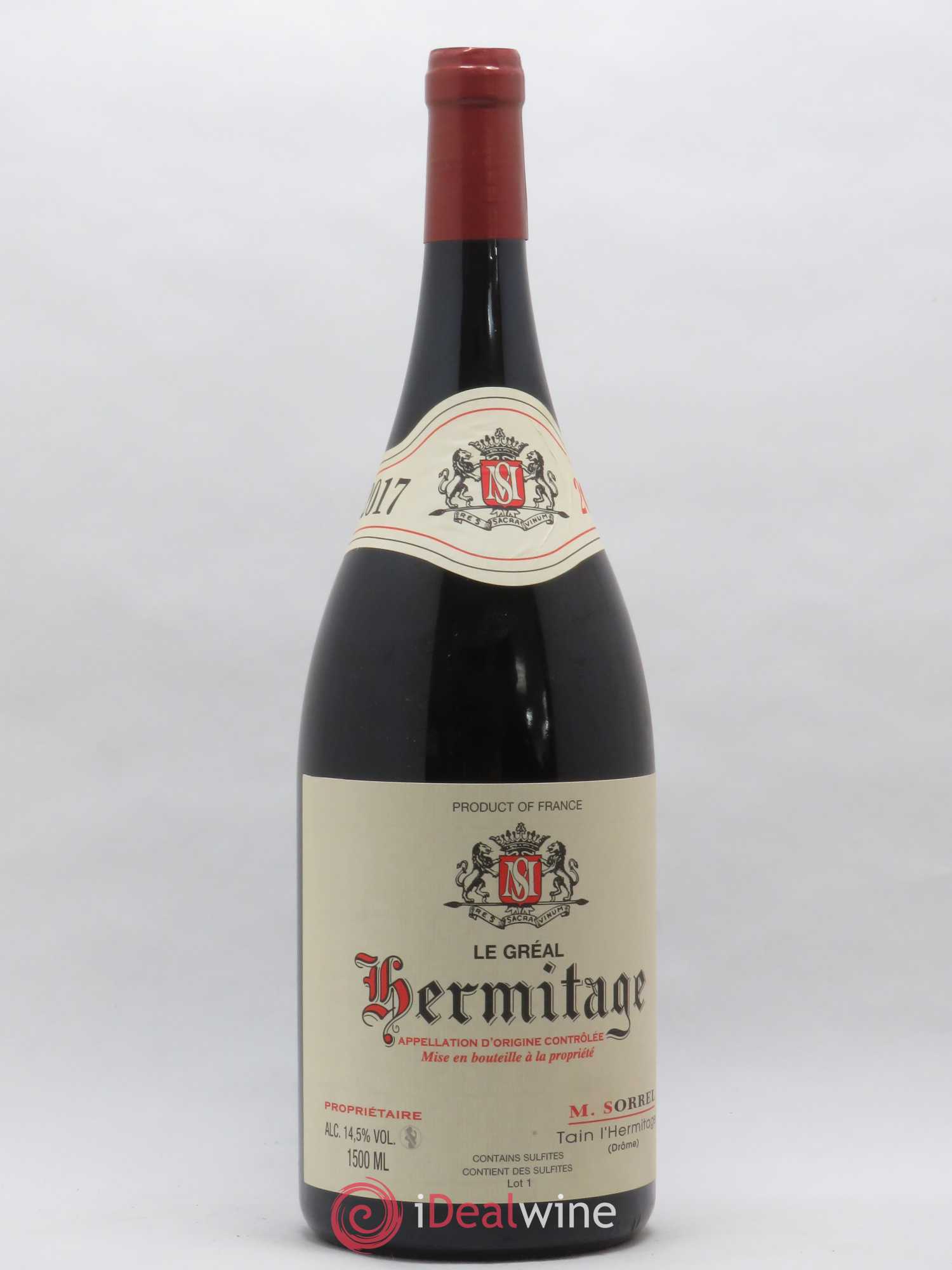 Hermitage Le Gréal Marc Sorrel 2017 - Lot de 1 magnum - 0