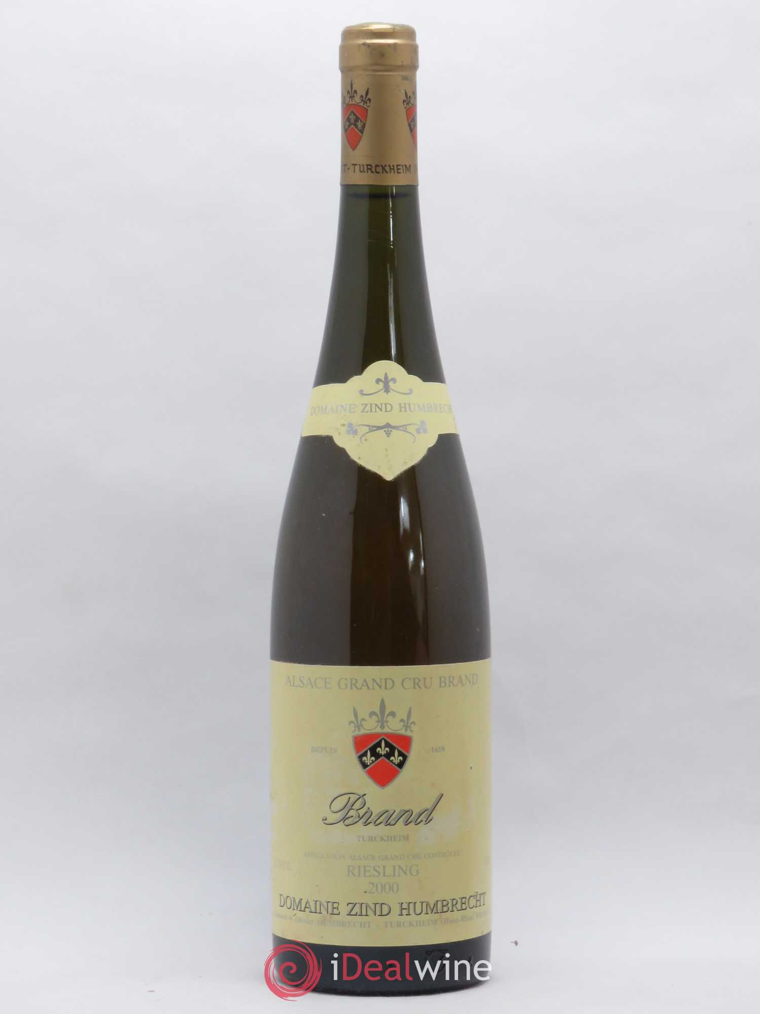 Alsace Riesling Grand Cru Brand Zind-Humbrecht (Domaine) 2000 - Lot de 1 bouteille - 0