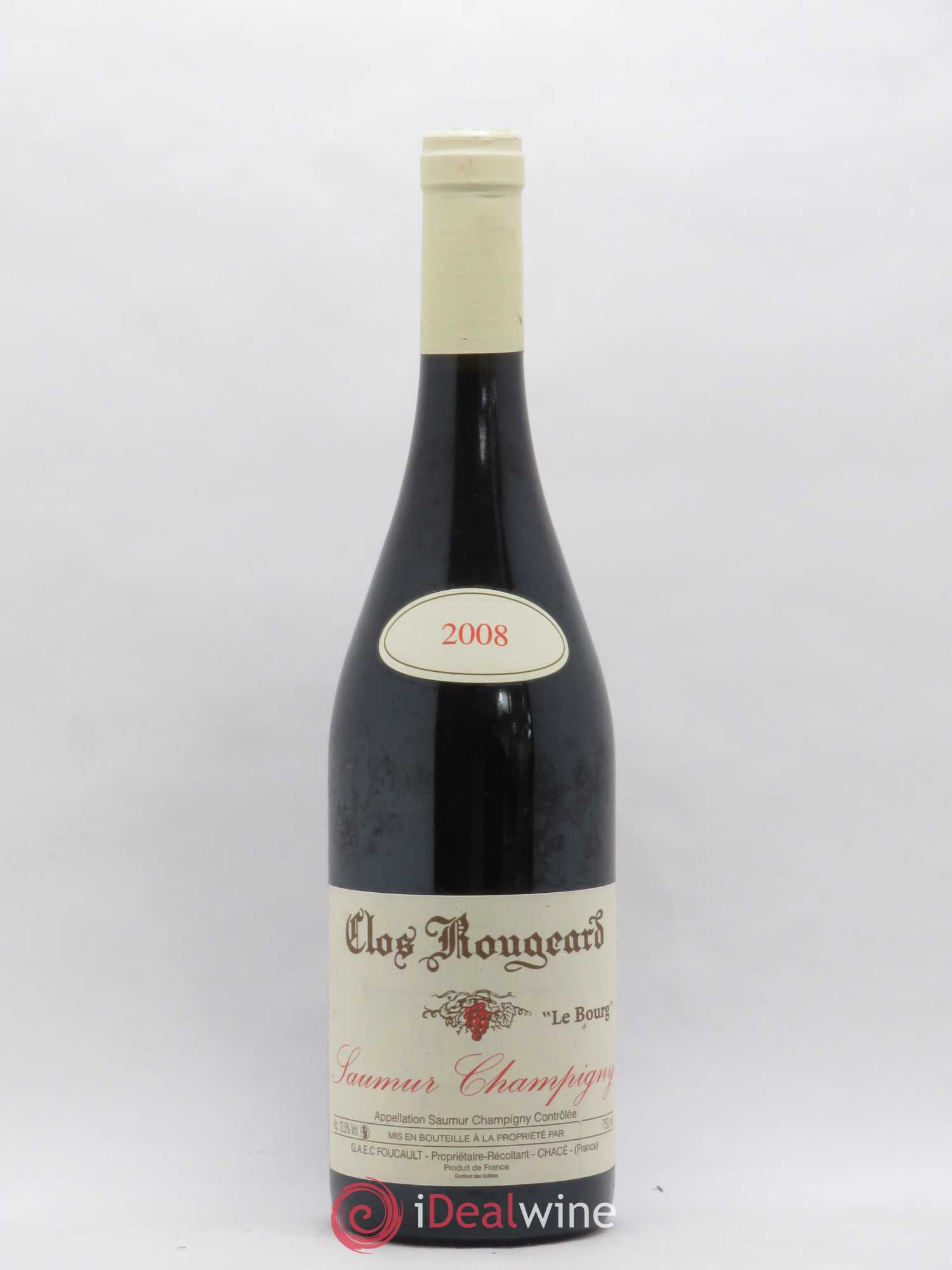 Saumur-Champigny Le Bourg Clos Rougeard 2008 - Lot de 1 bouteille - 0