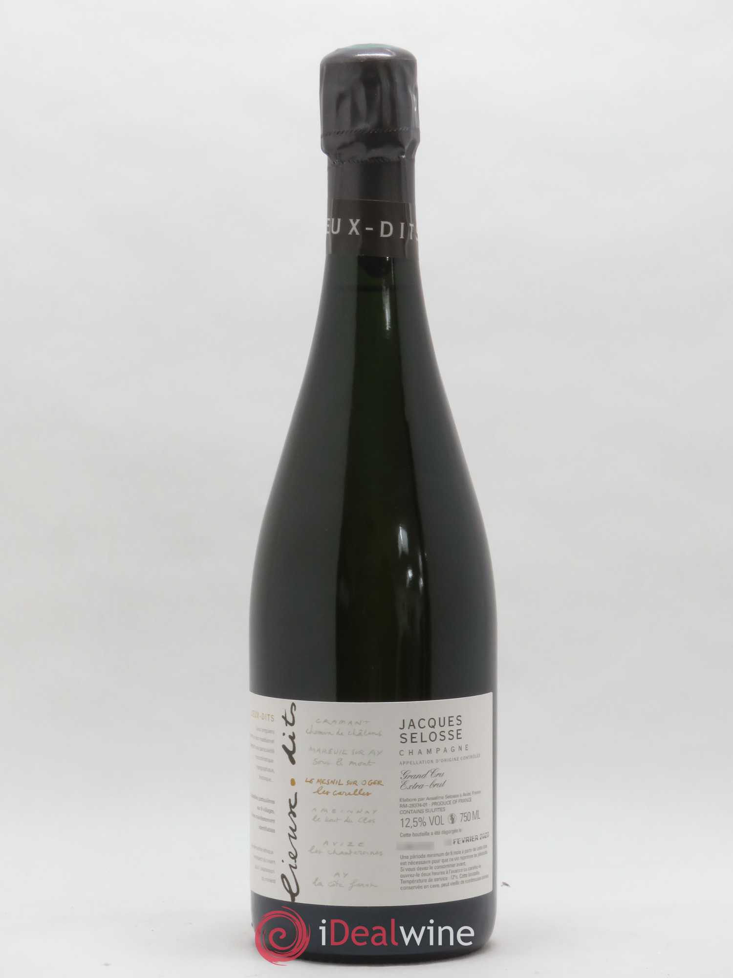 Les Carelles Blanc de Blancs Jacques Selosse - Lot de 1 bouteille - 0