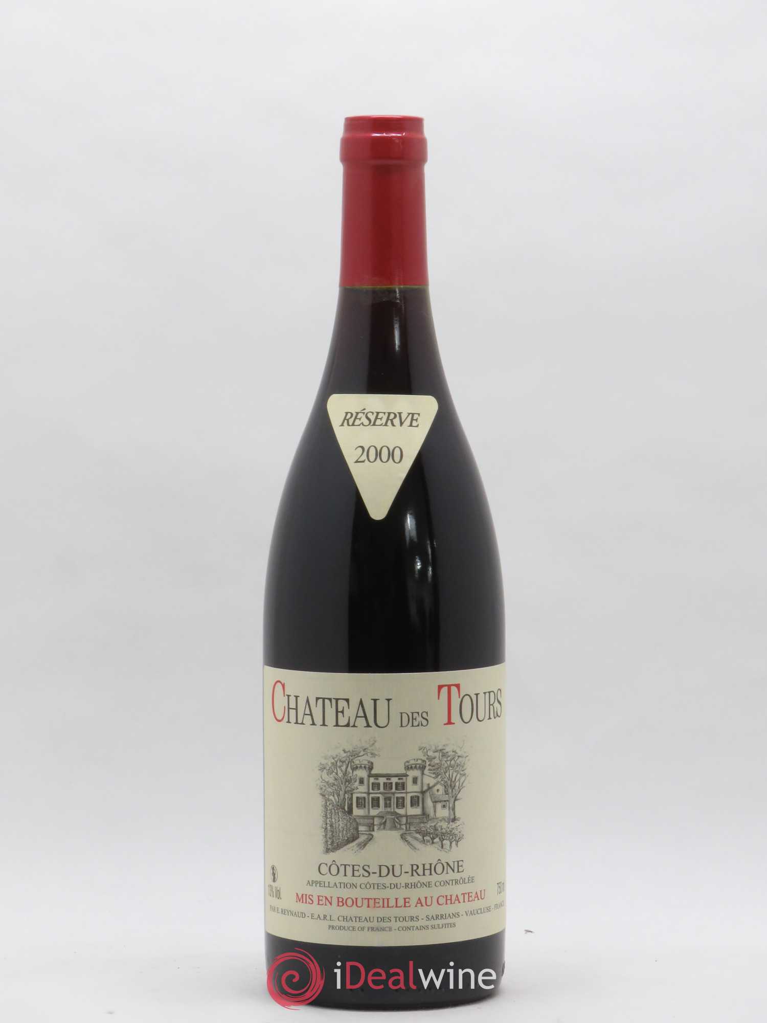 Côtes-du-Rhône Château des Tours Emmanuel Reynaud 2000 - Lot de 1 bouteille - 0