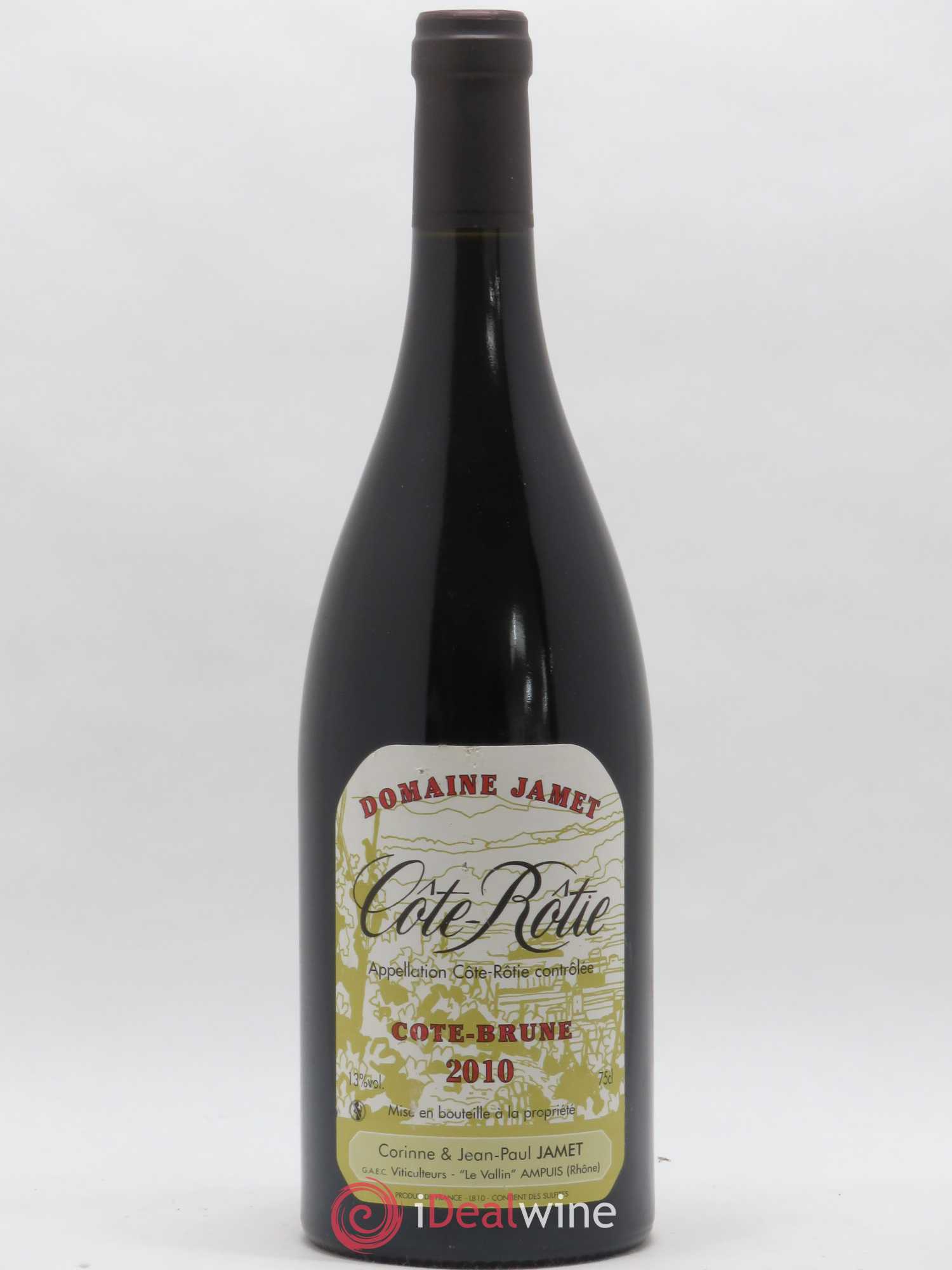 Côte-Rôtie Côte Brune Jamet (Domaine) 2010 - Lot de 1 bouteille - 0
