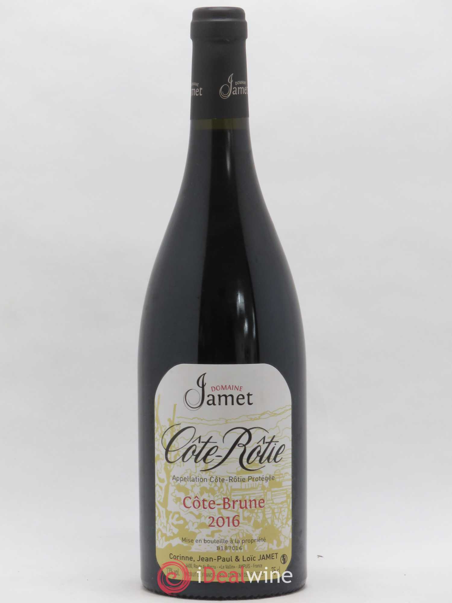 Côte-Rôtie Côte Brune Jamet (Domaine) 2016 - Lot de 1 bouteille - 0